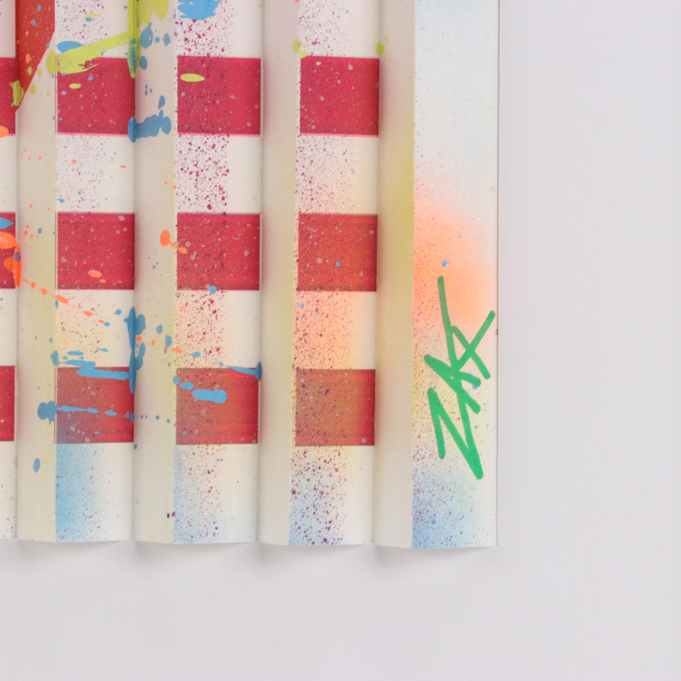 E.M. Zax Pop Art 3D Polymorph Wall Sculpture, 2023