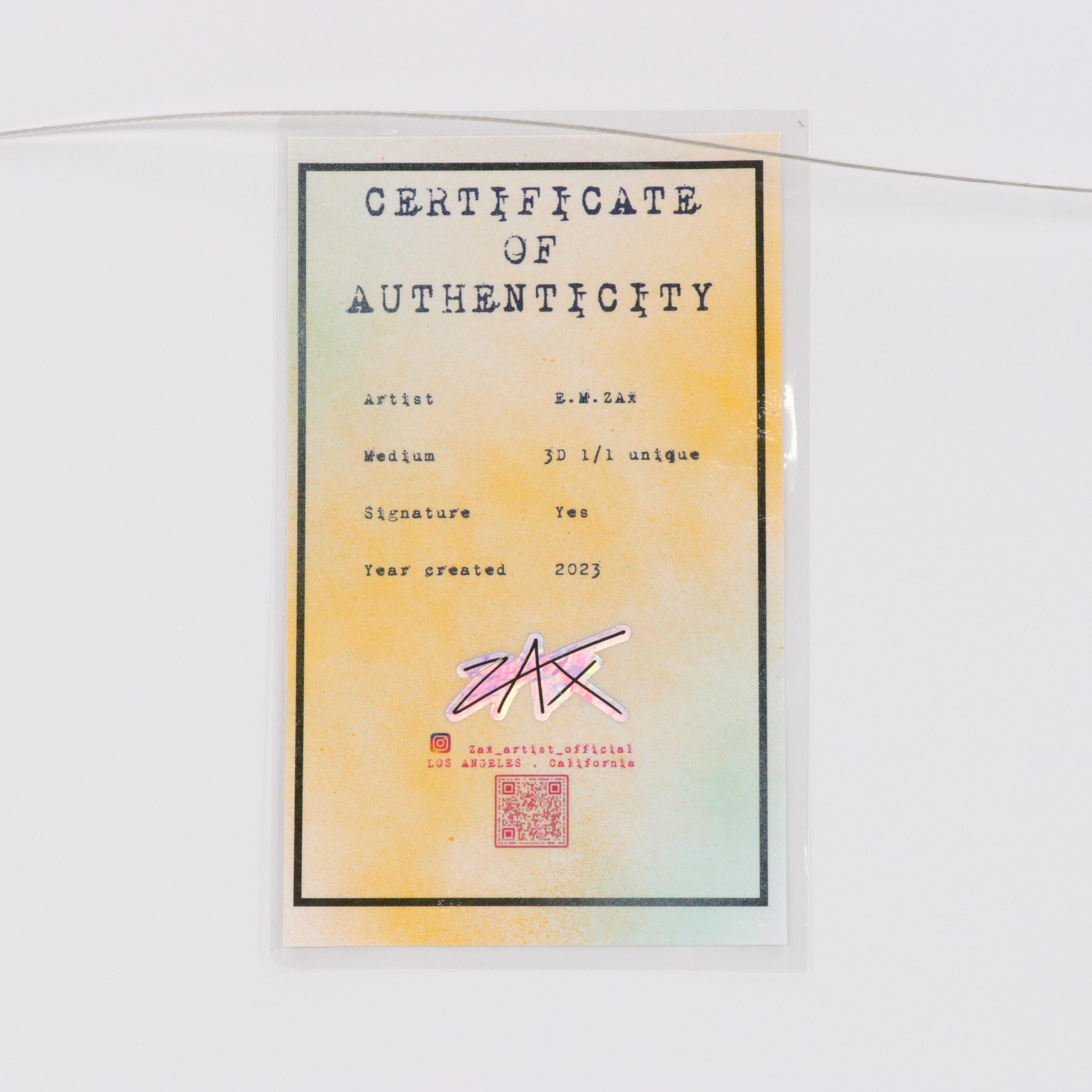 E.M. Zax Pop Art 3D Polymorph Wall Sculpture, 2023