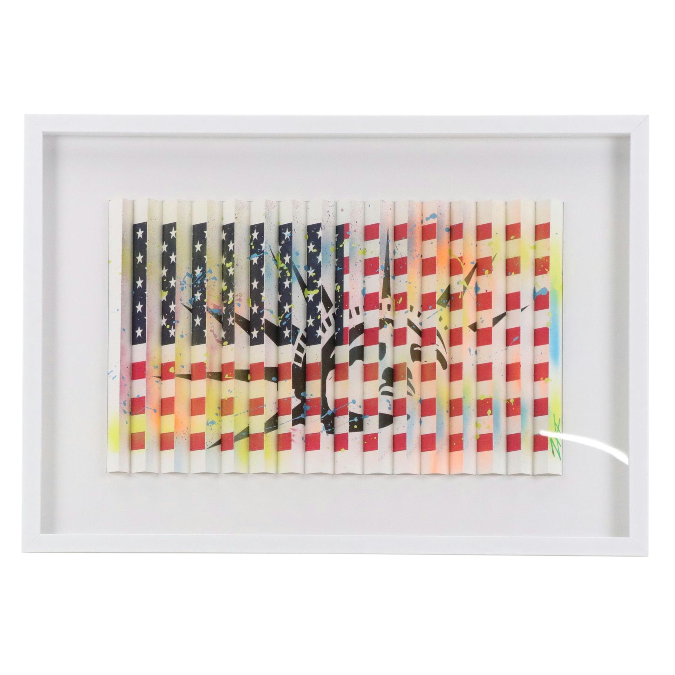 E.M. Zax Pop Art 3D Polymorph Wall Sculpture, 2023