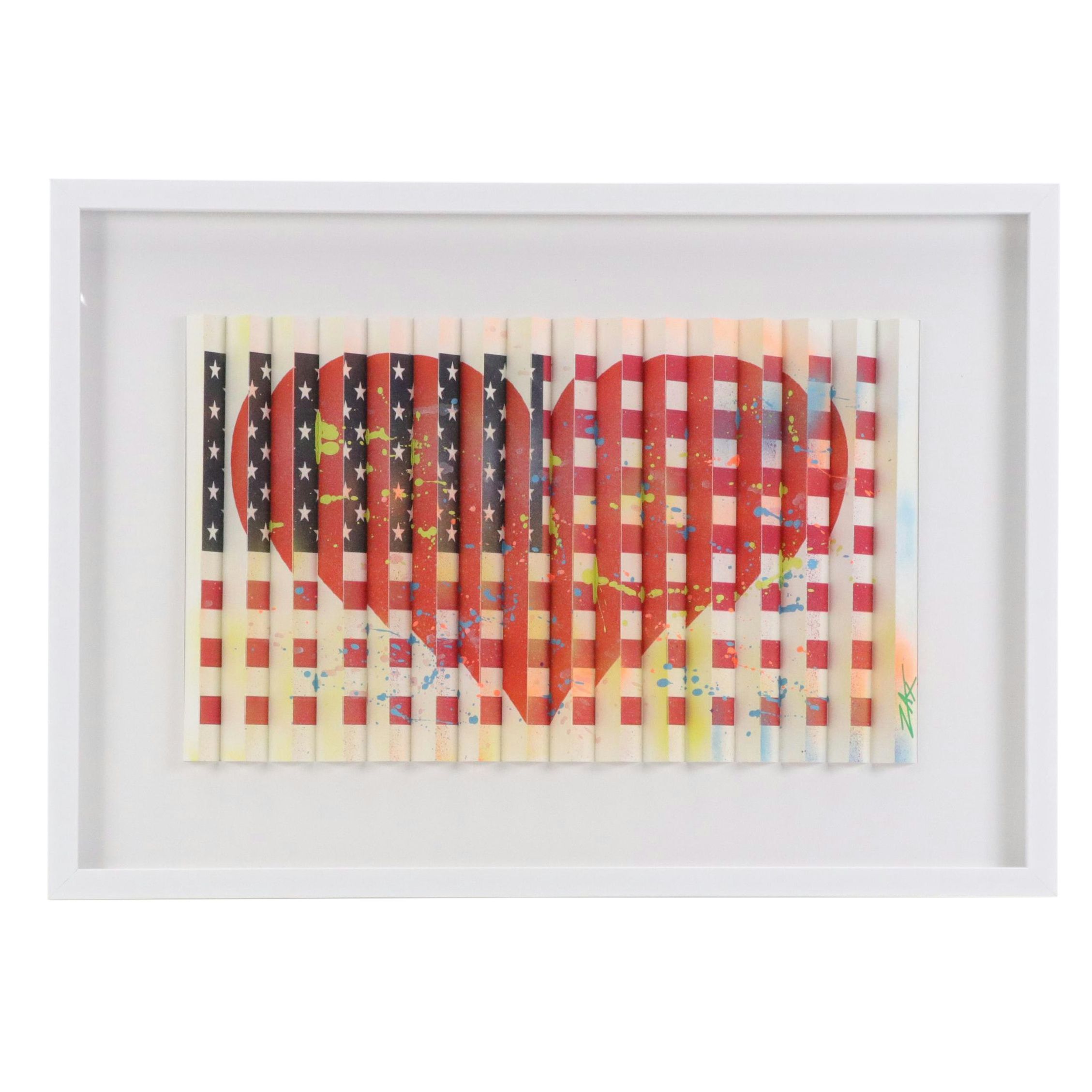 E.M. Zax Pop Art 3D Polymorph Wall Sculpture, 2023