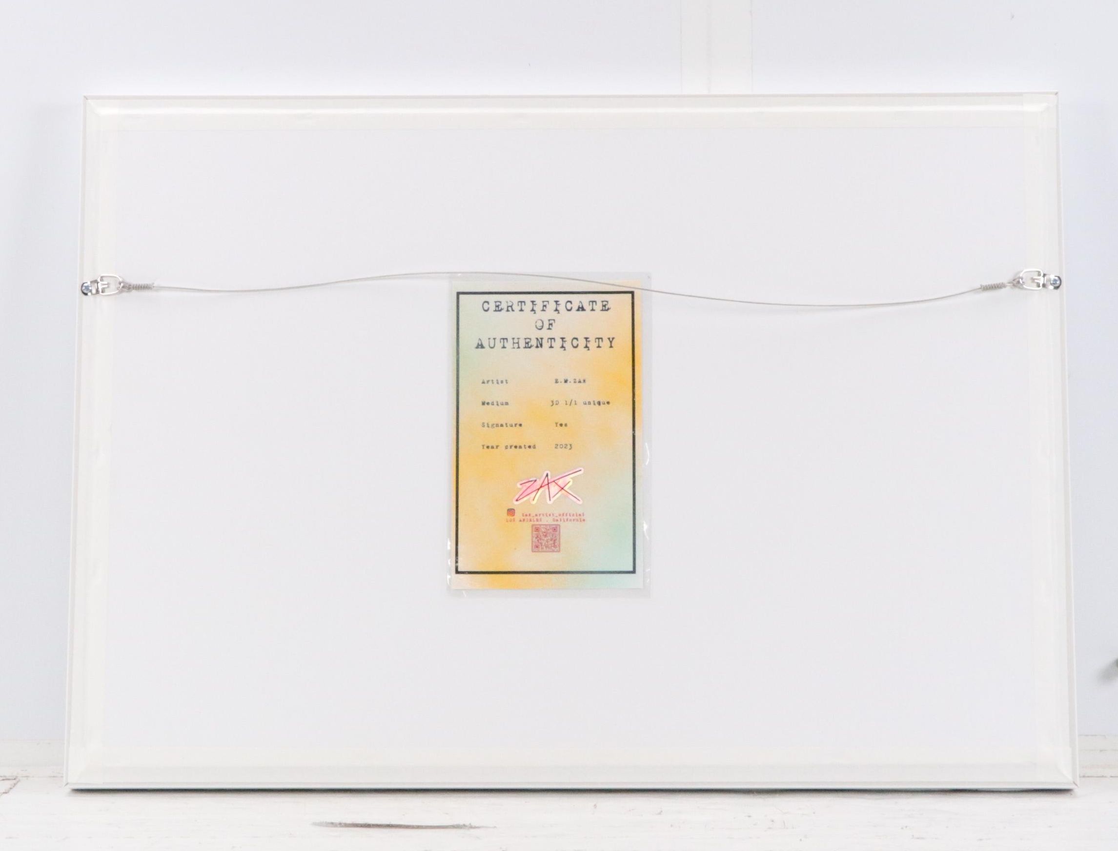 E.M. Zax Pop Art 3D Polymorph Wall Sculpture, 2023