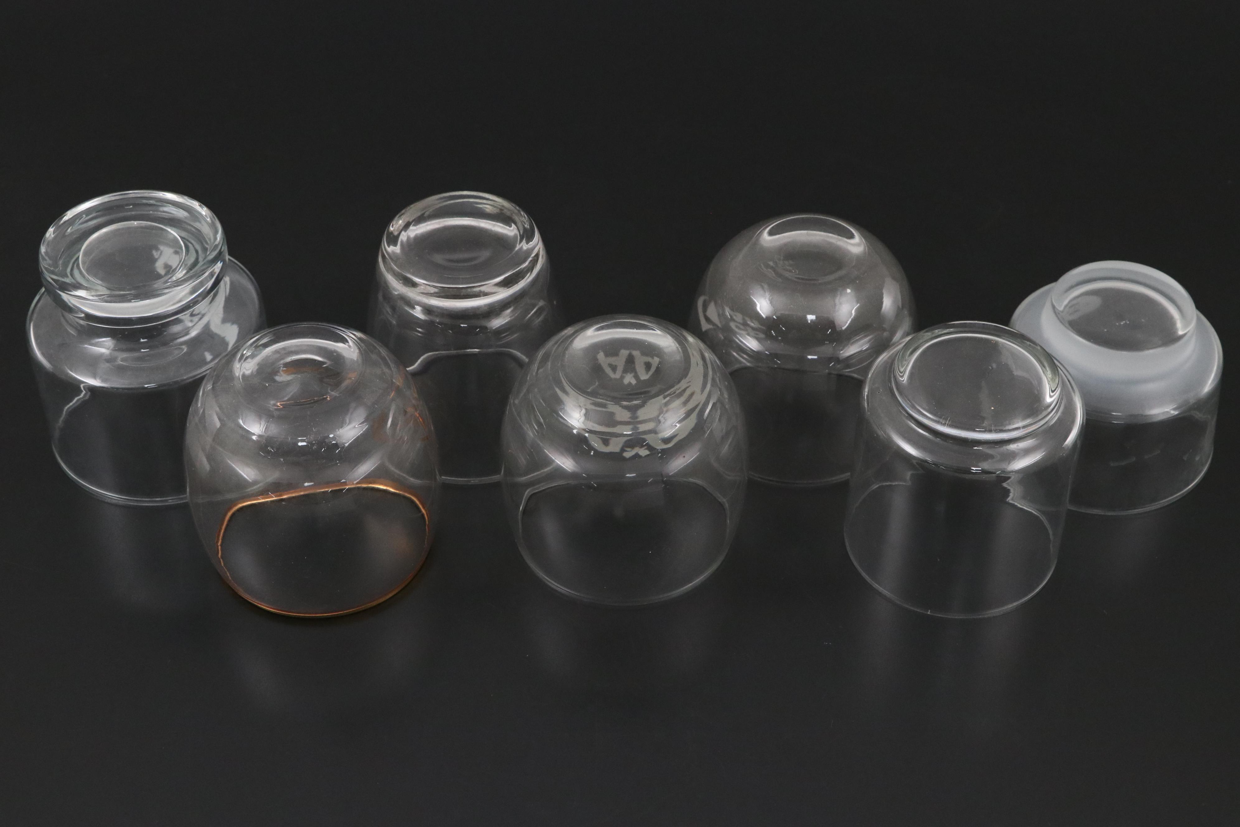 American Airline and Continental Airlines with Other Cocktail Glasses