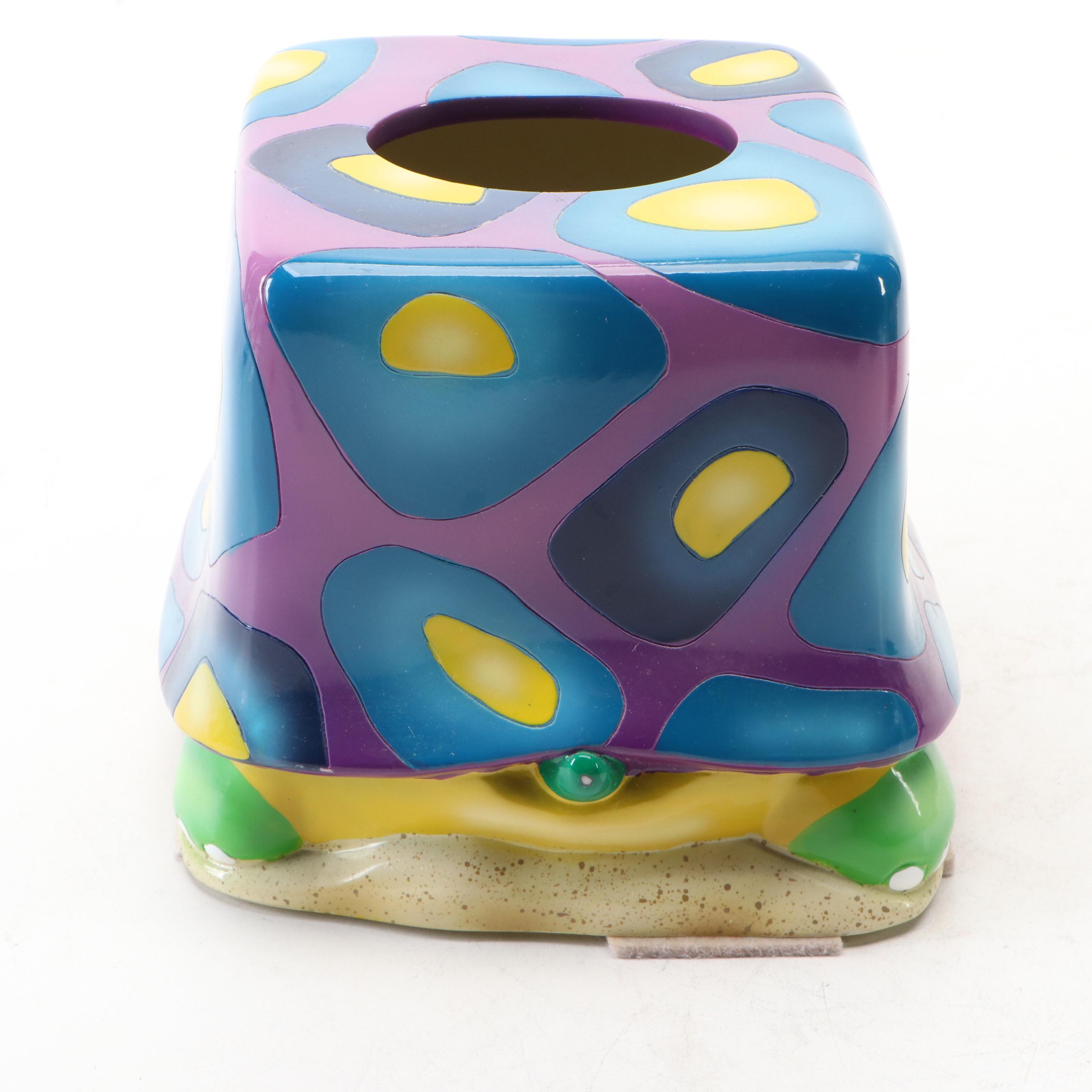 Chia Pet "Rick and Morty" Planter Set with Ceramic Turtle Tissue Box