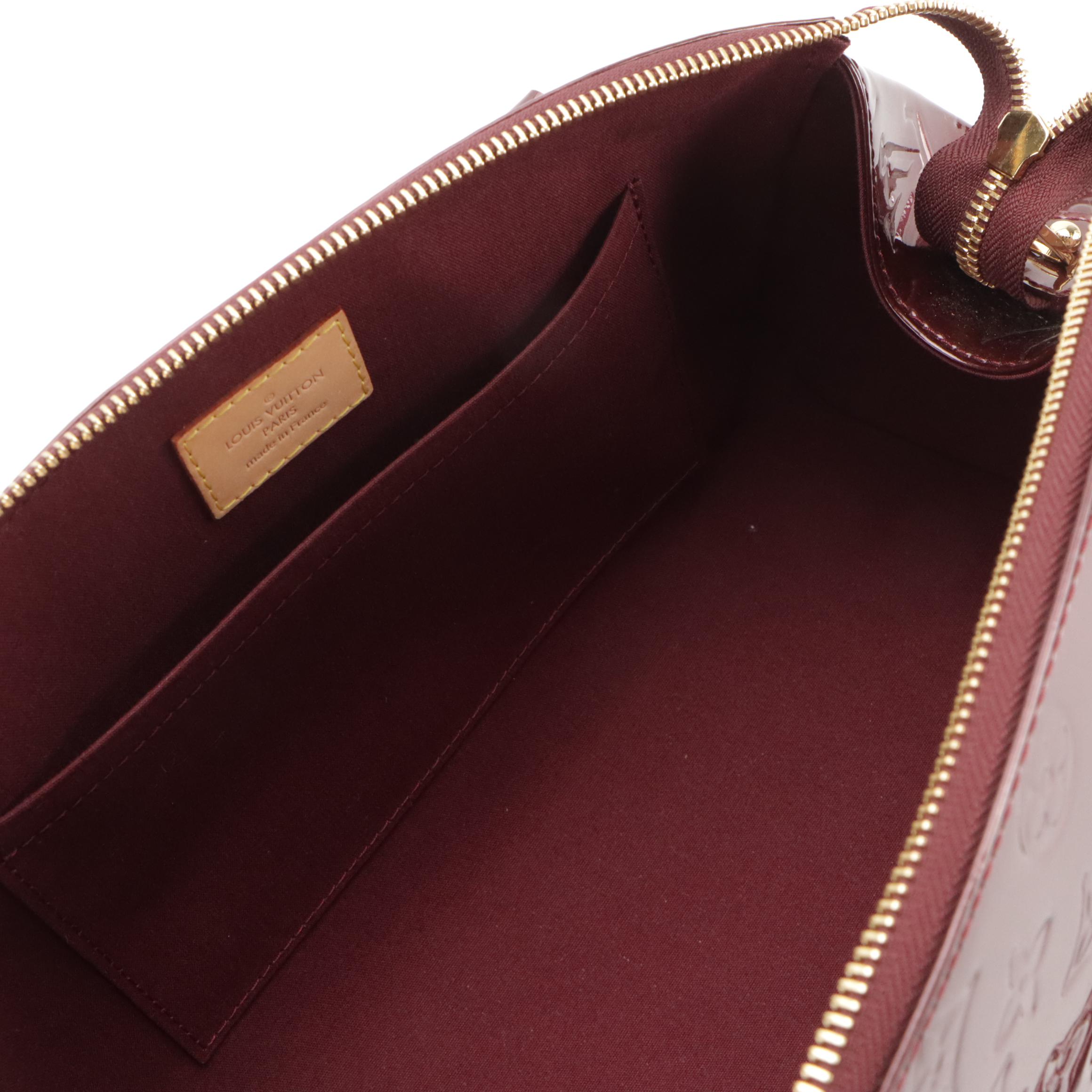 Louis Vuitton Sherwood GM Shoulder Bag in Rouge Fauviste Monogram Vernis