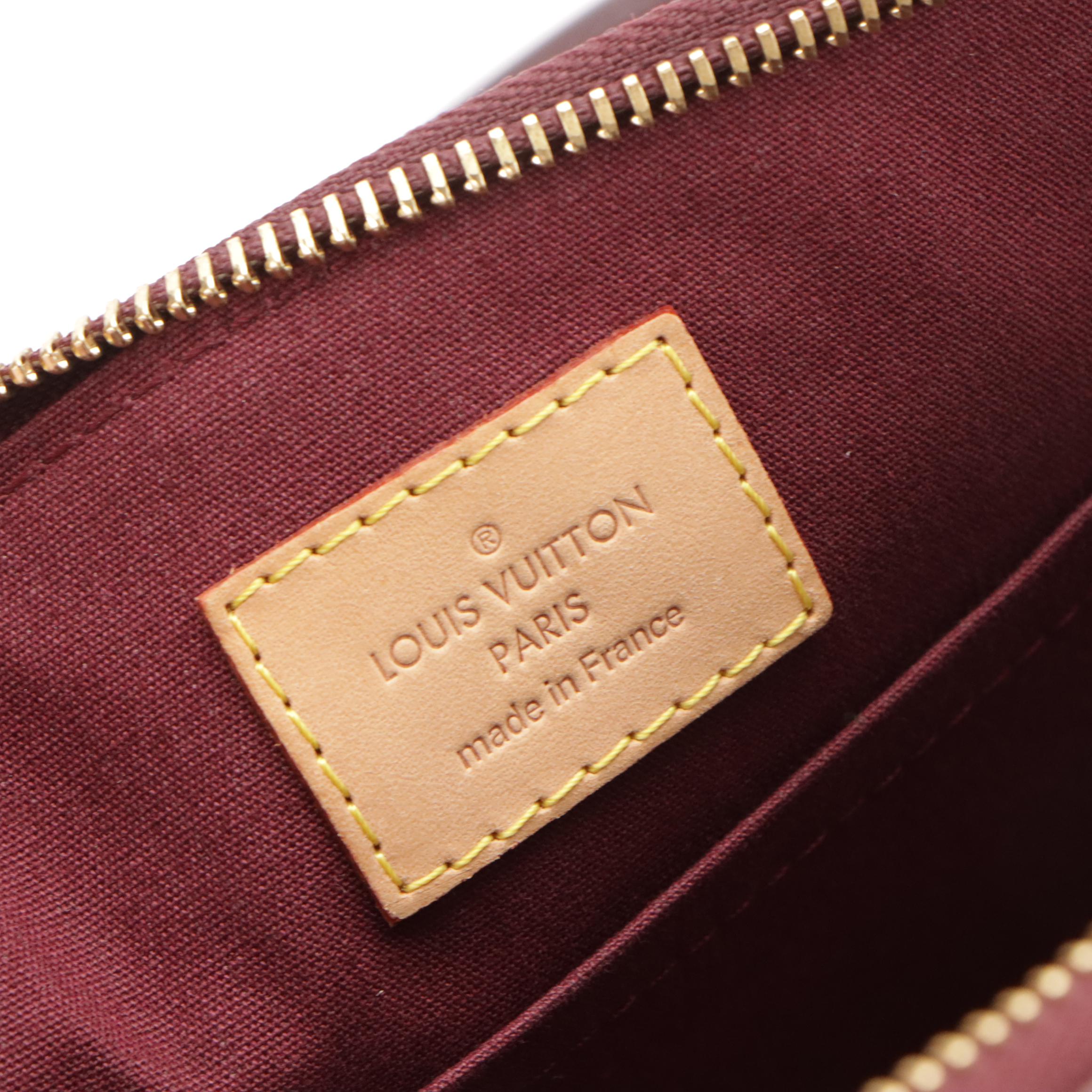 Louis Vuitton Sherwood GM Shoulder Bag in Rouge Fauviste Monogram Vernis