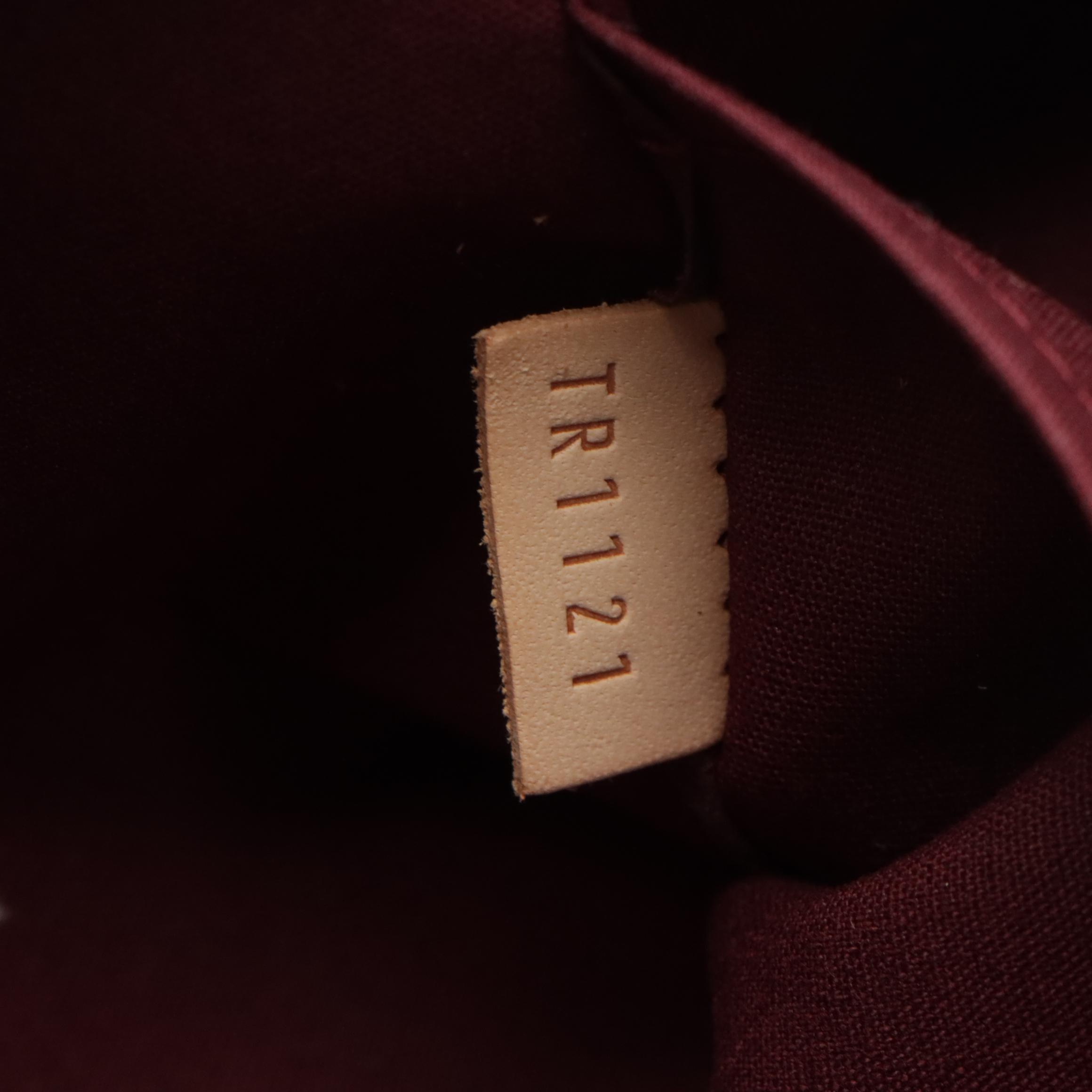 Louis Vuitton Sherwood GM Shoulder Bag in Rouge Fauviste Monogram Vernis