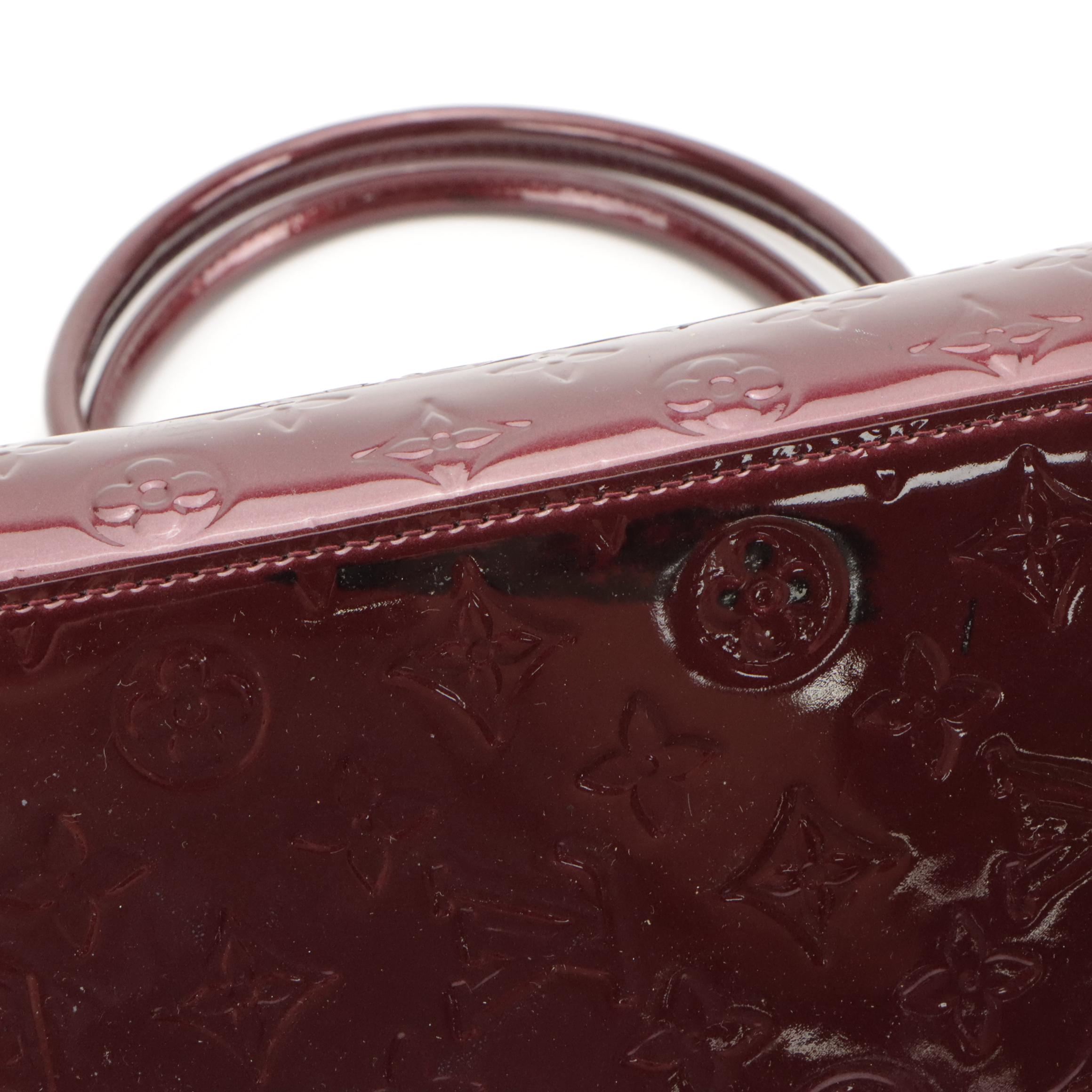 Louis Vuitton Sherwood GM Shoulder Bag in Rouge Fauviste Monogram Vernis