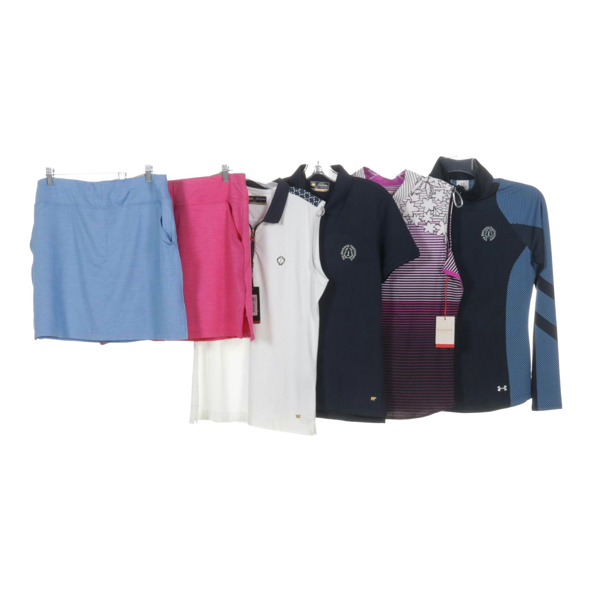 Kate Lord, Jack Nicklaus and Under Armour Golf Skirts, Tops, and Quarter-Zip