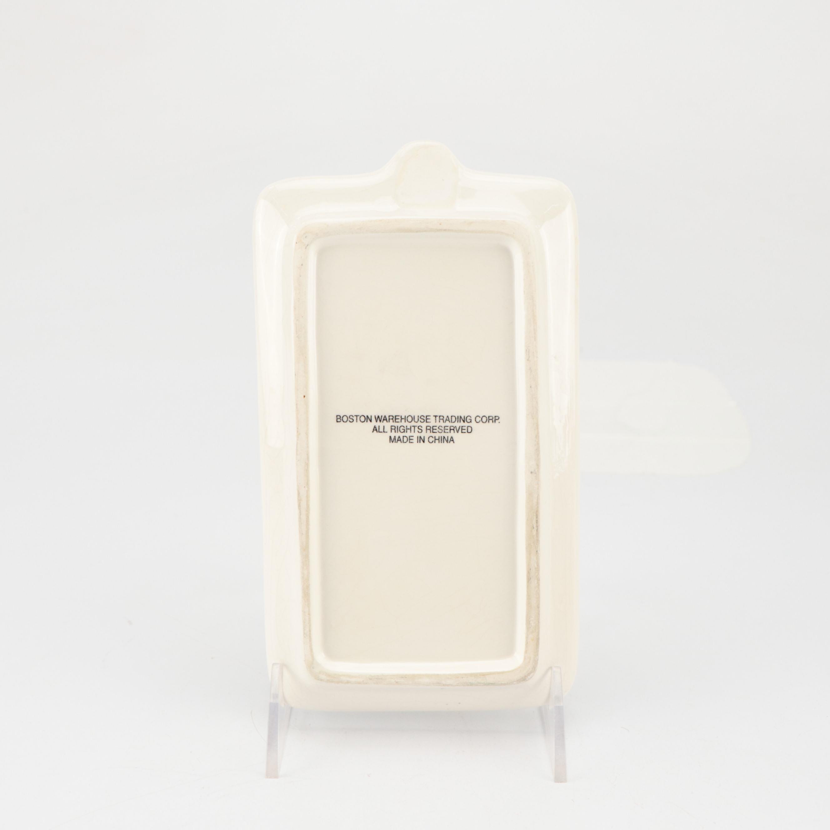 Susan Paley by Ganz Hand-Painted Ceramic Jar with Other Decor