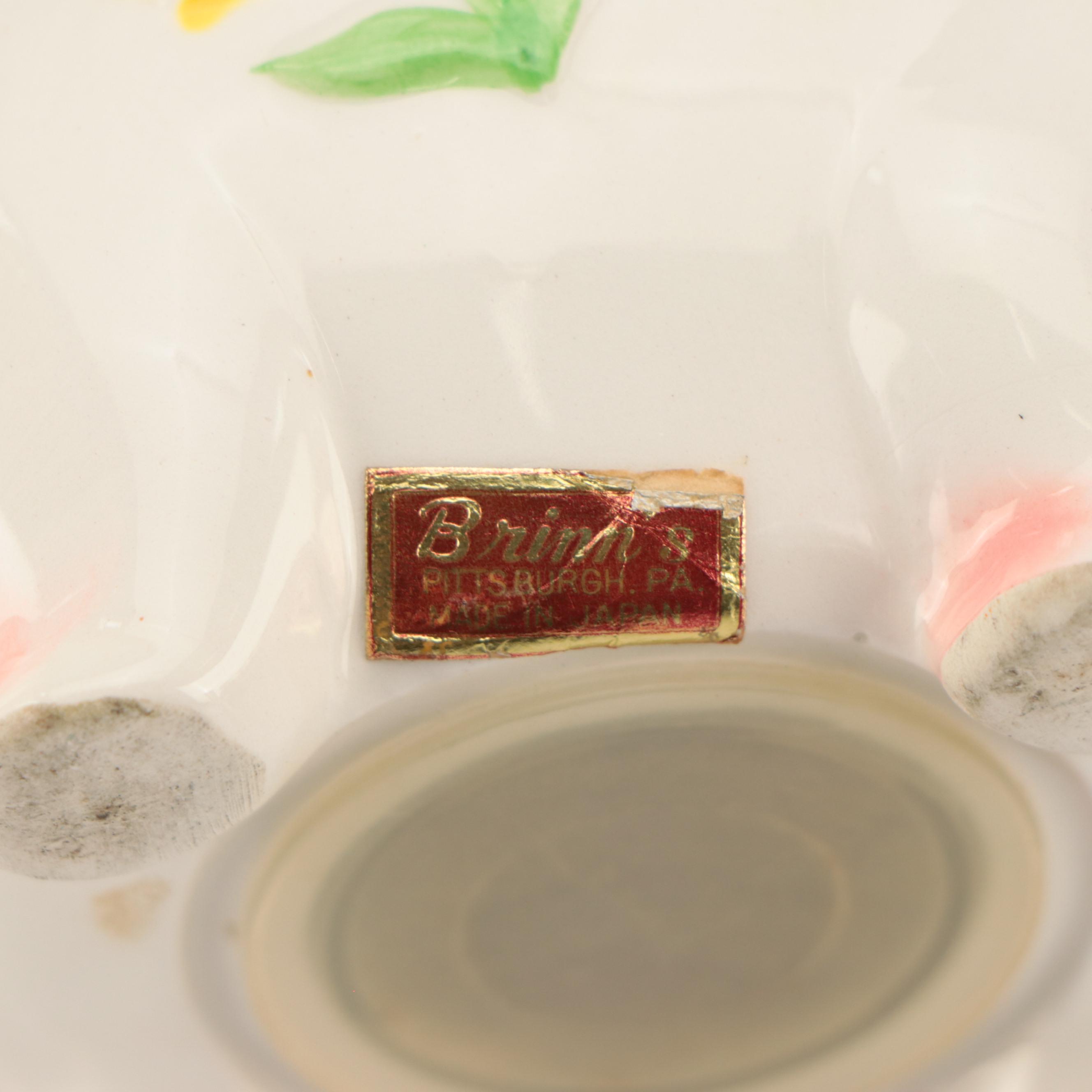 Susan Paley by Ganz Hand-Painted Ceramic Jar with Other Decor