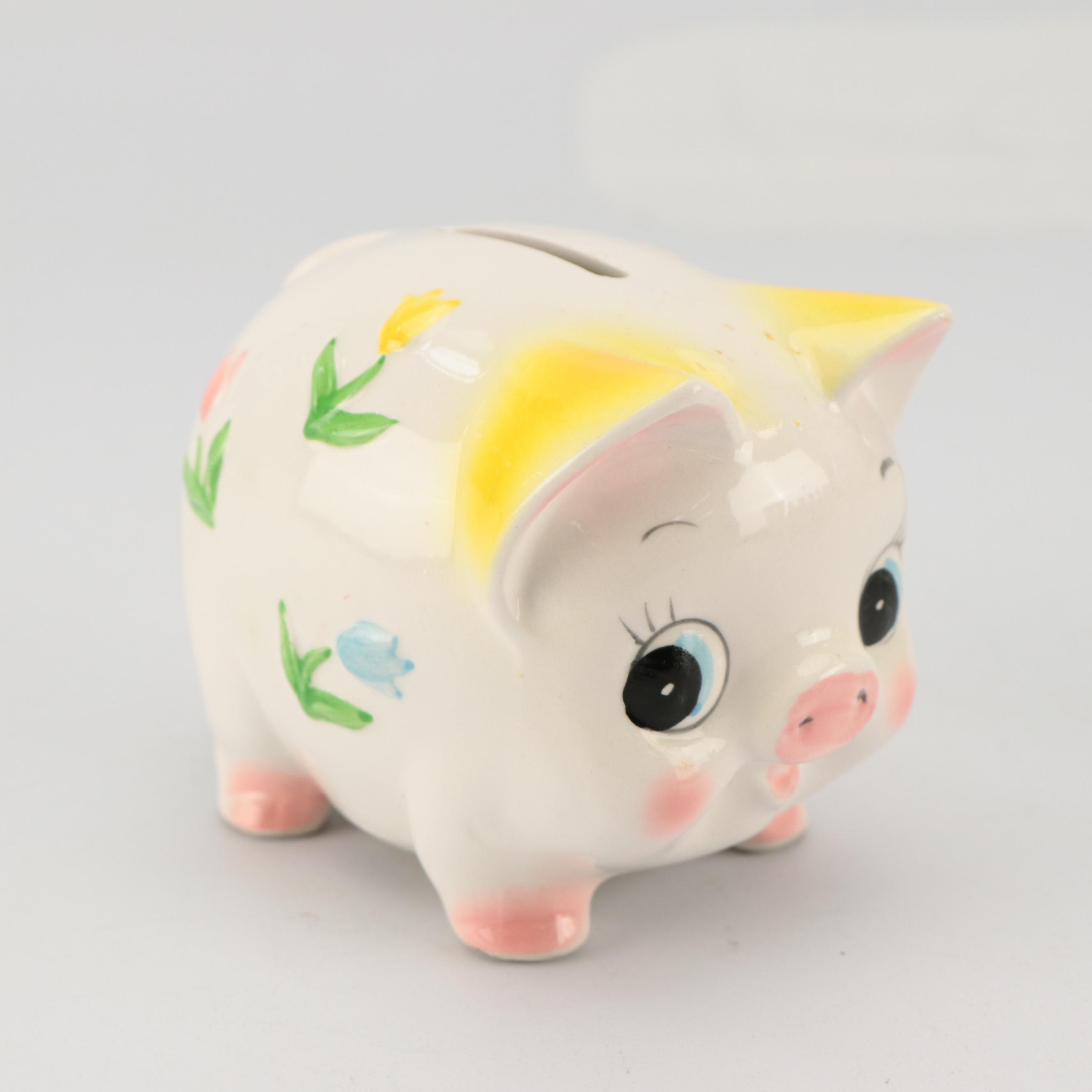 Susan Paley by Ganz Hand-Painted Ceramic Jar with Other Decor