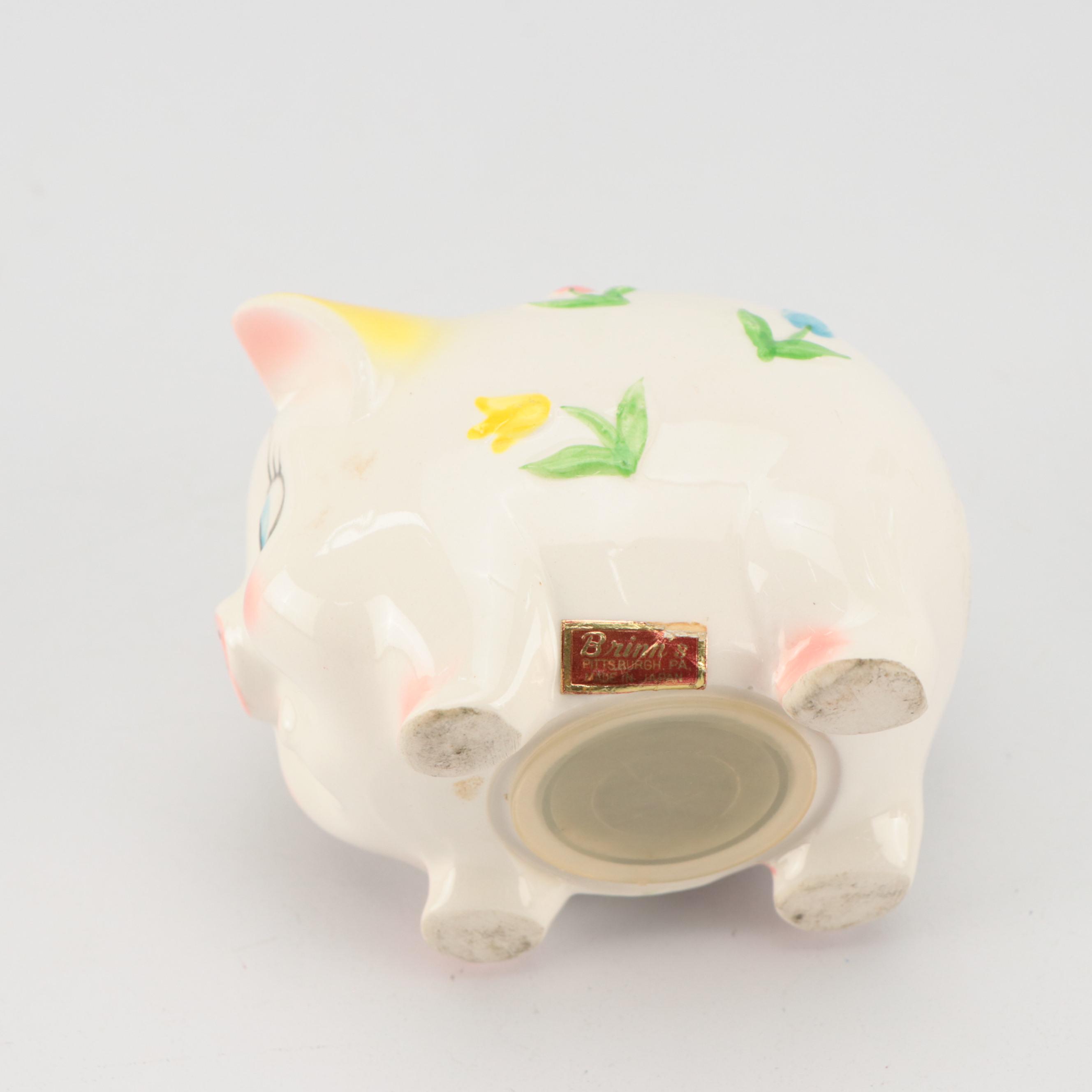 Susan Paley by Ganz Hand-Painted Ceramic Jar with Other Decor