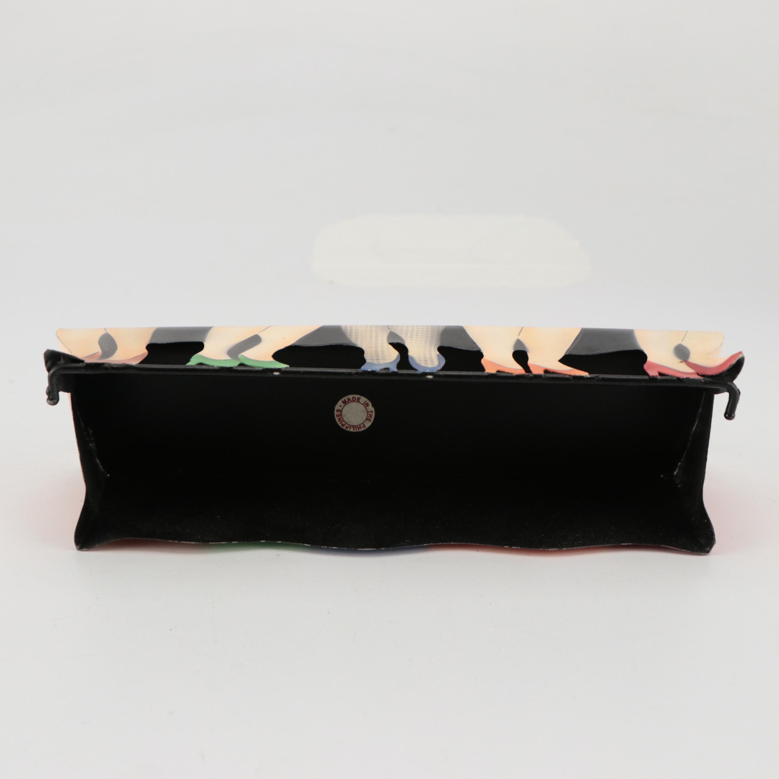 Susan Paley by Ganz Hand-Painted Ceramic Jar with Other Decor