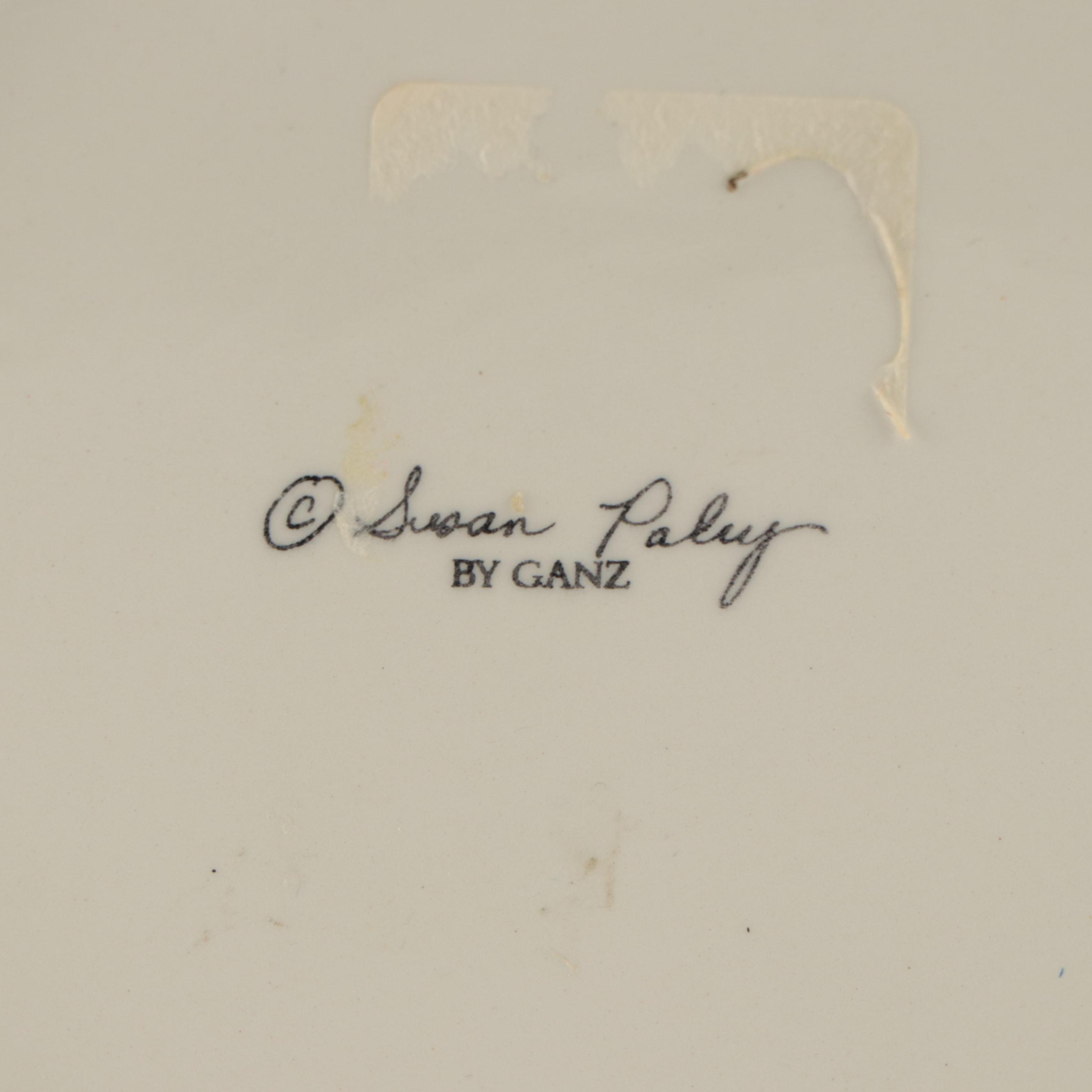 Susan Paley by Ganz Hand-Painted Ceramic Jar with Other Decor