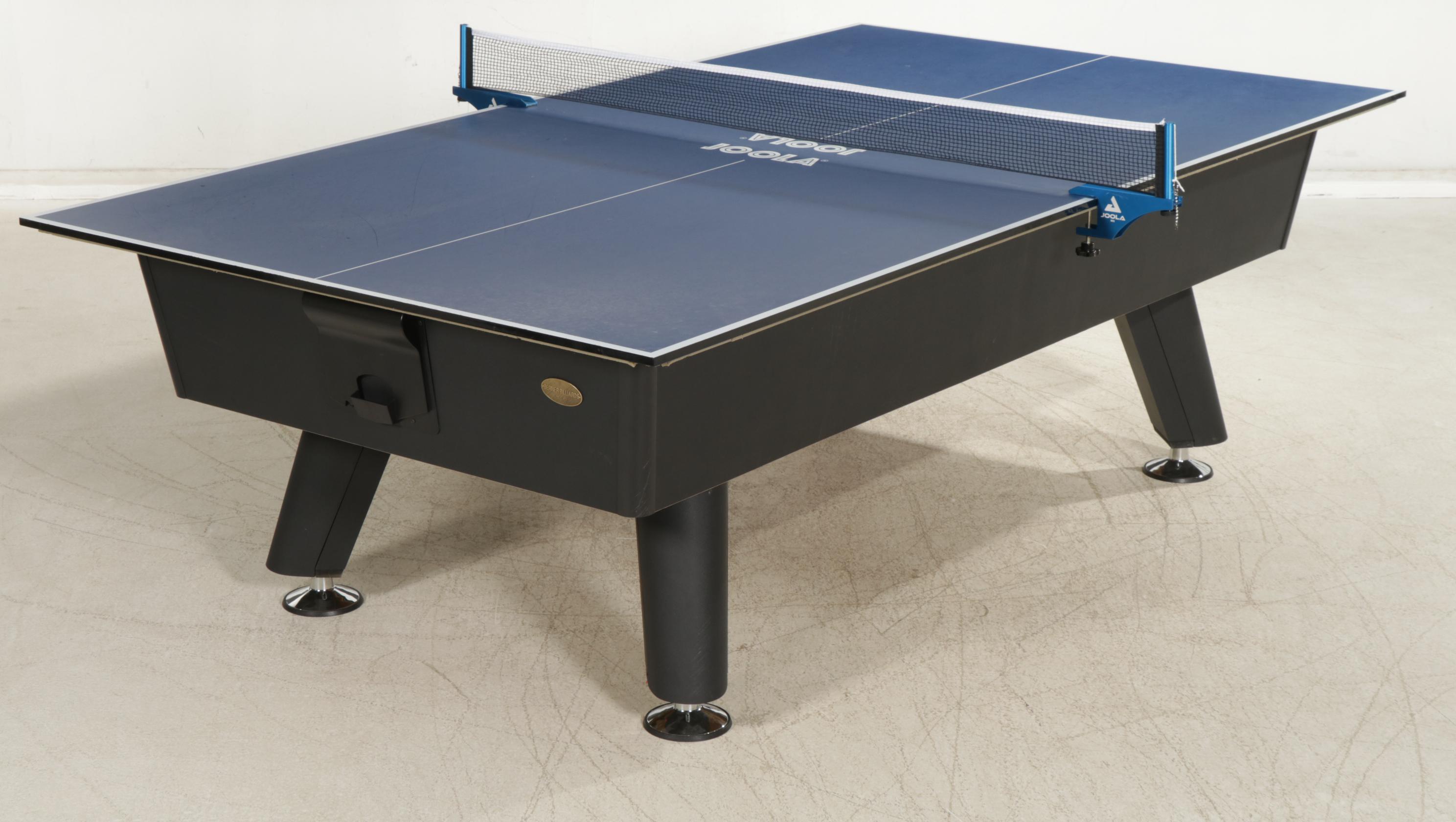 Berner Billiards Air Hockey Table with Joola Ping-Pong Top