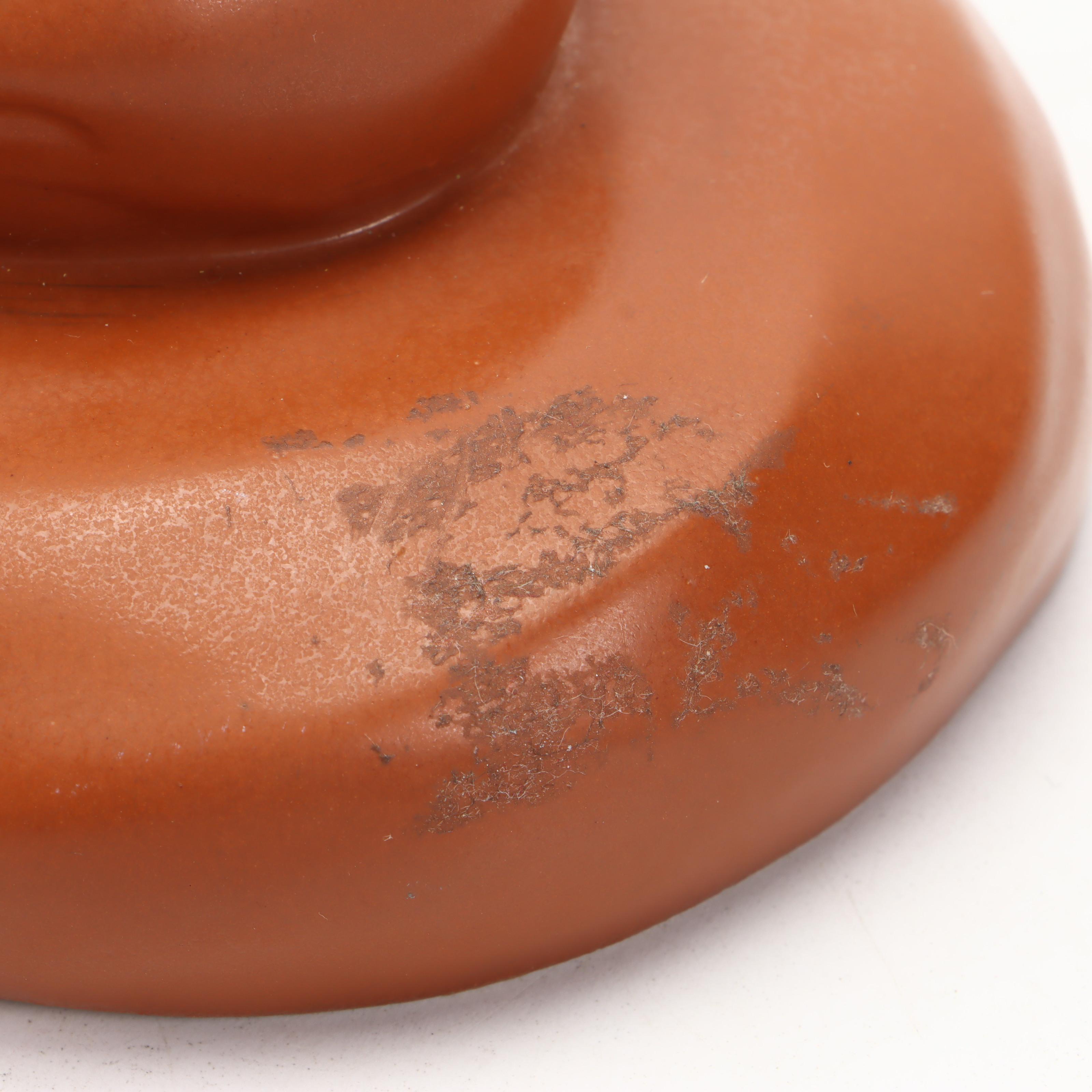 Van Briggle Pottery Duck Paperweight, Late 20th Century