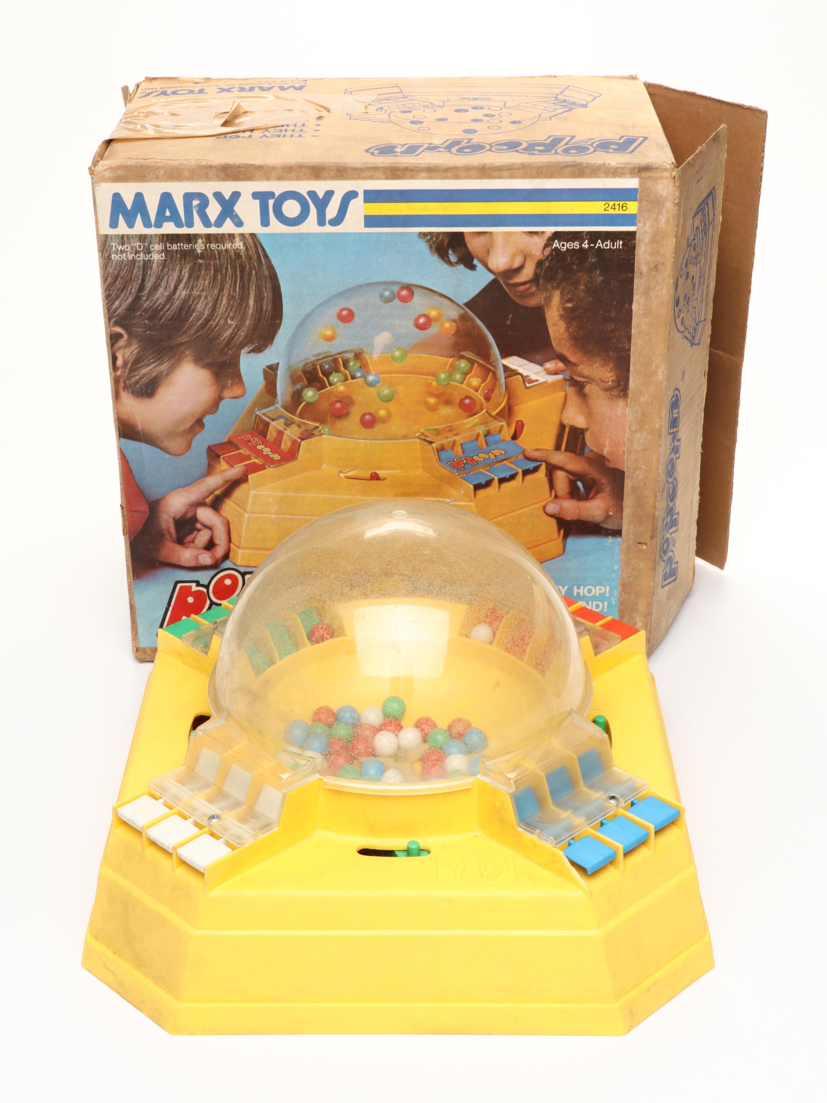 Marx Toys "Popcorn", Milton Bradley "Tiddledy Winks" and More Table Top Games