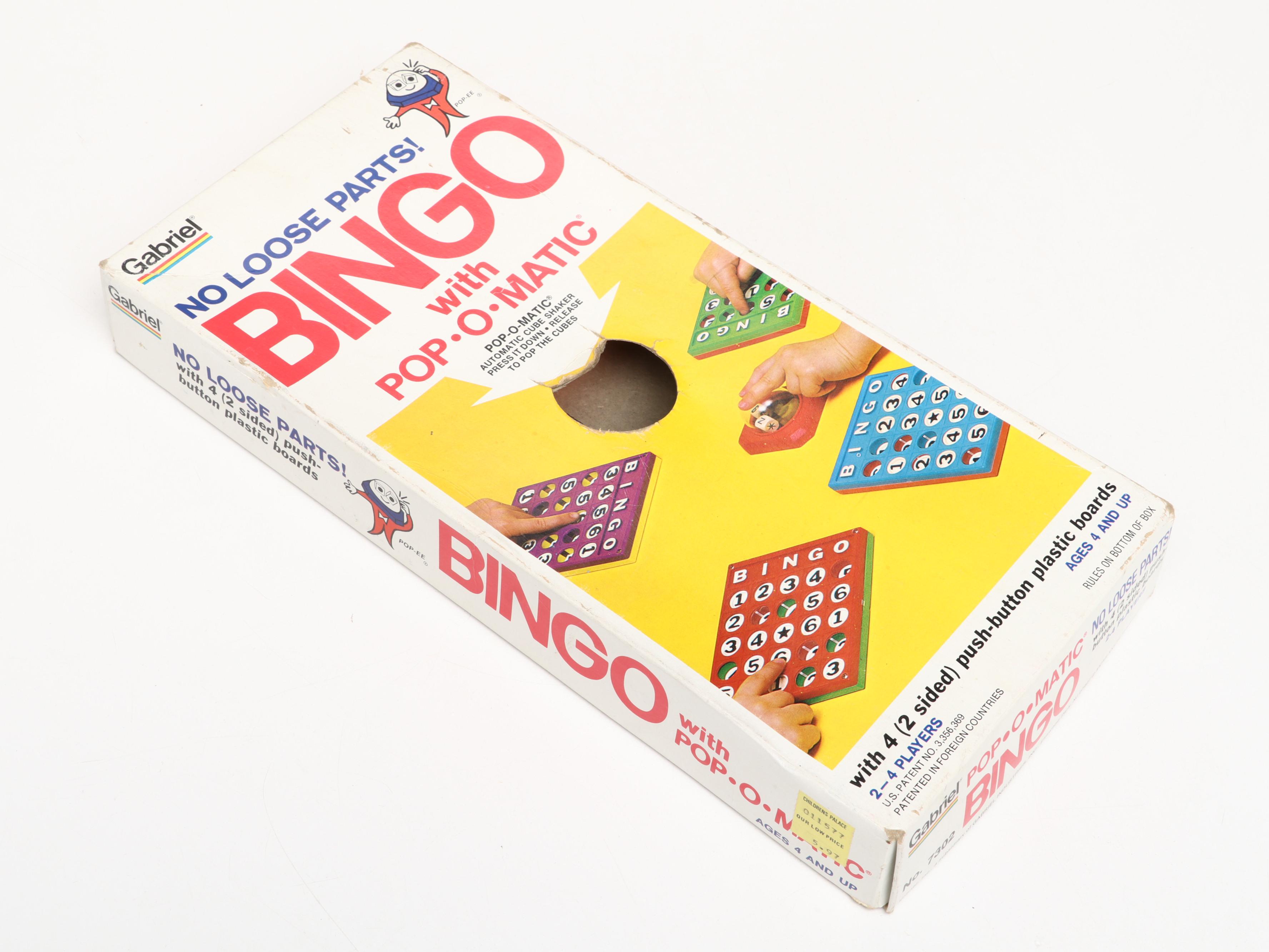 Marx Toys "Popcorn", Milton Bradley "Tiddledy Winks" and More Table Top Games