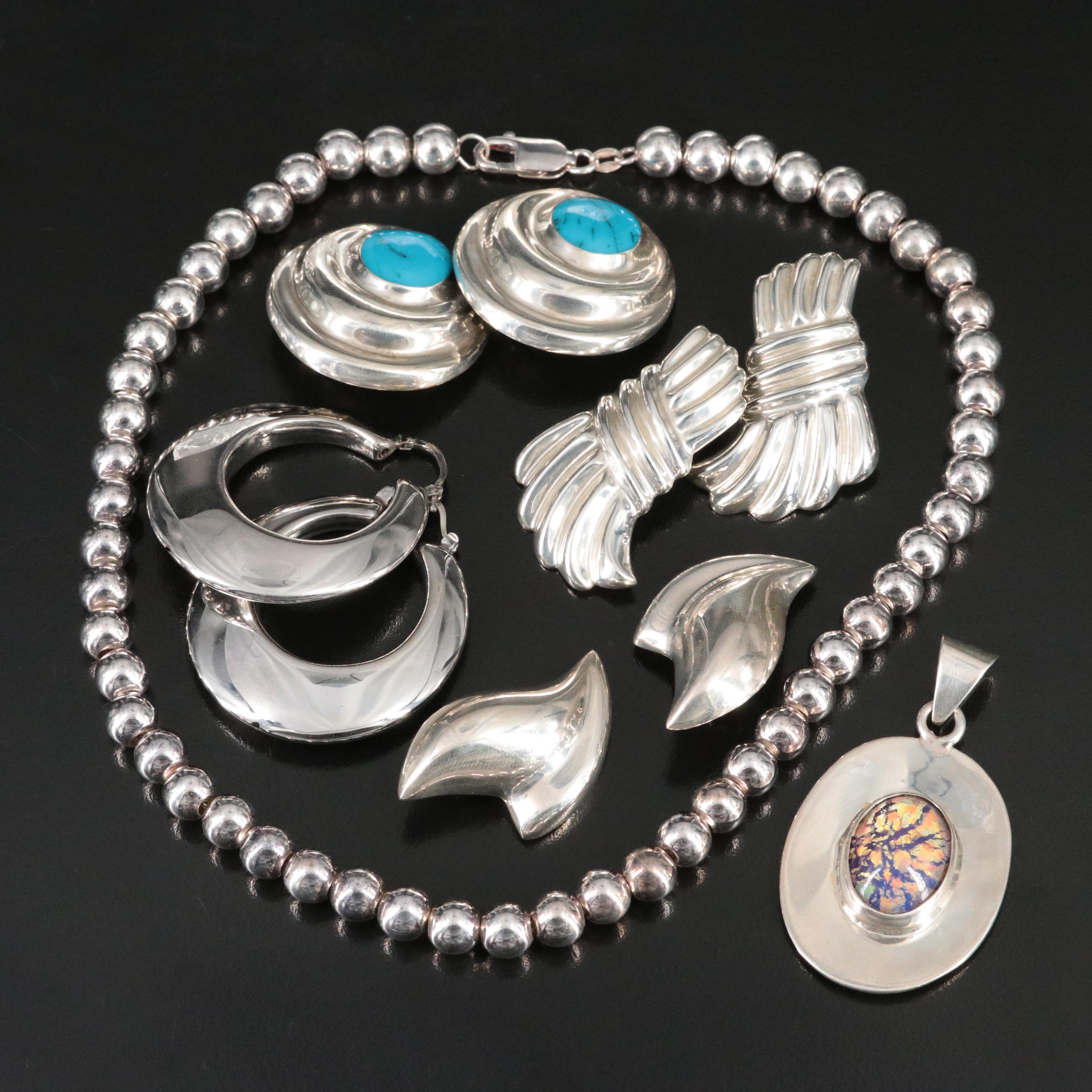 Vintage Mexican Sterling Jewelry Collection
