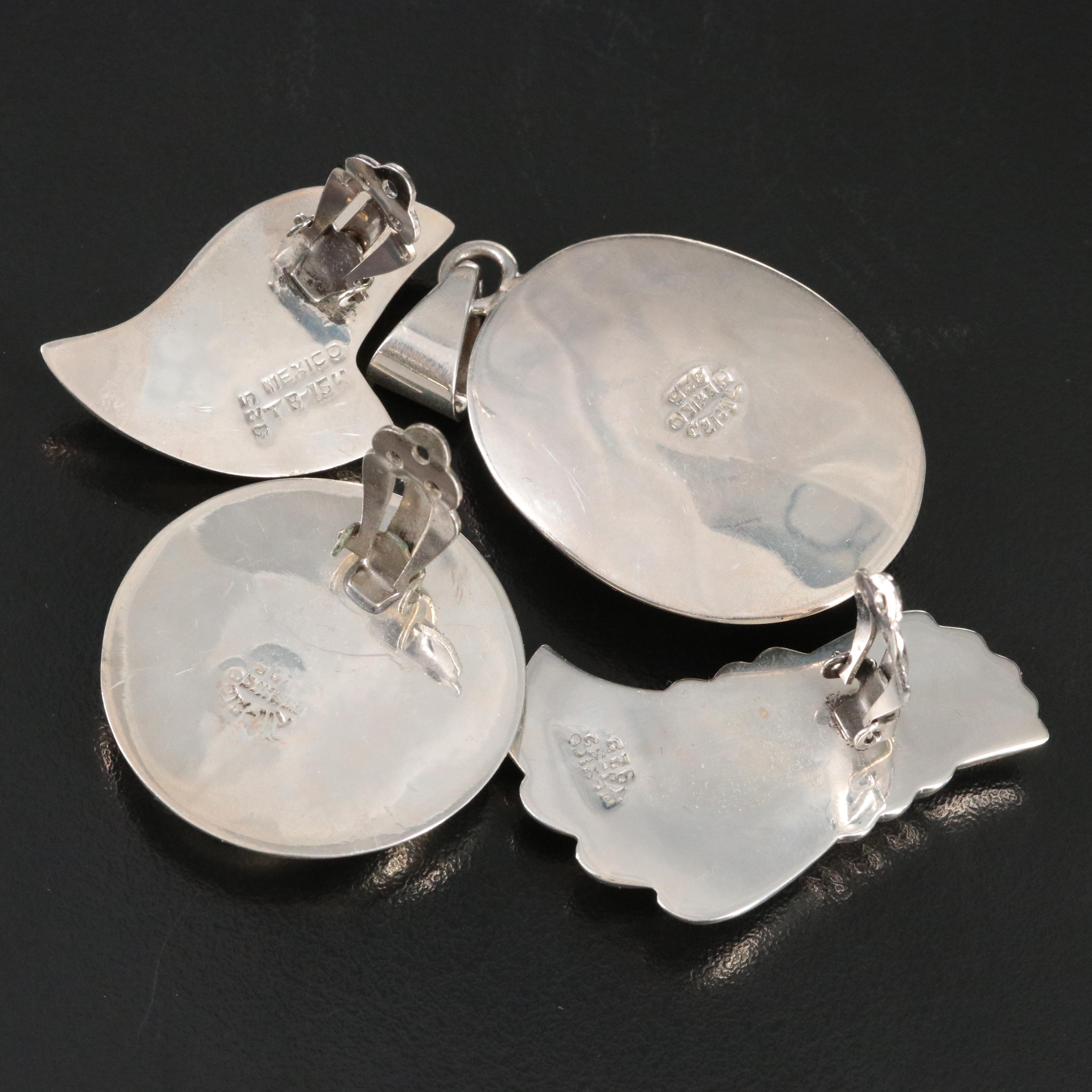 Vintage Mexican Sterling Jewelry Collection