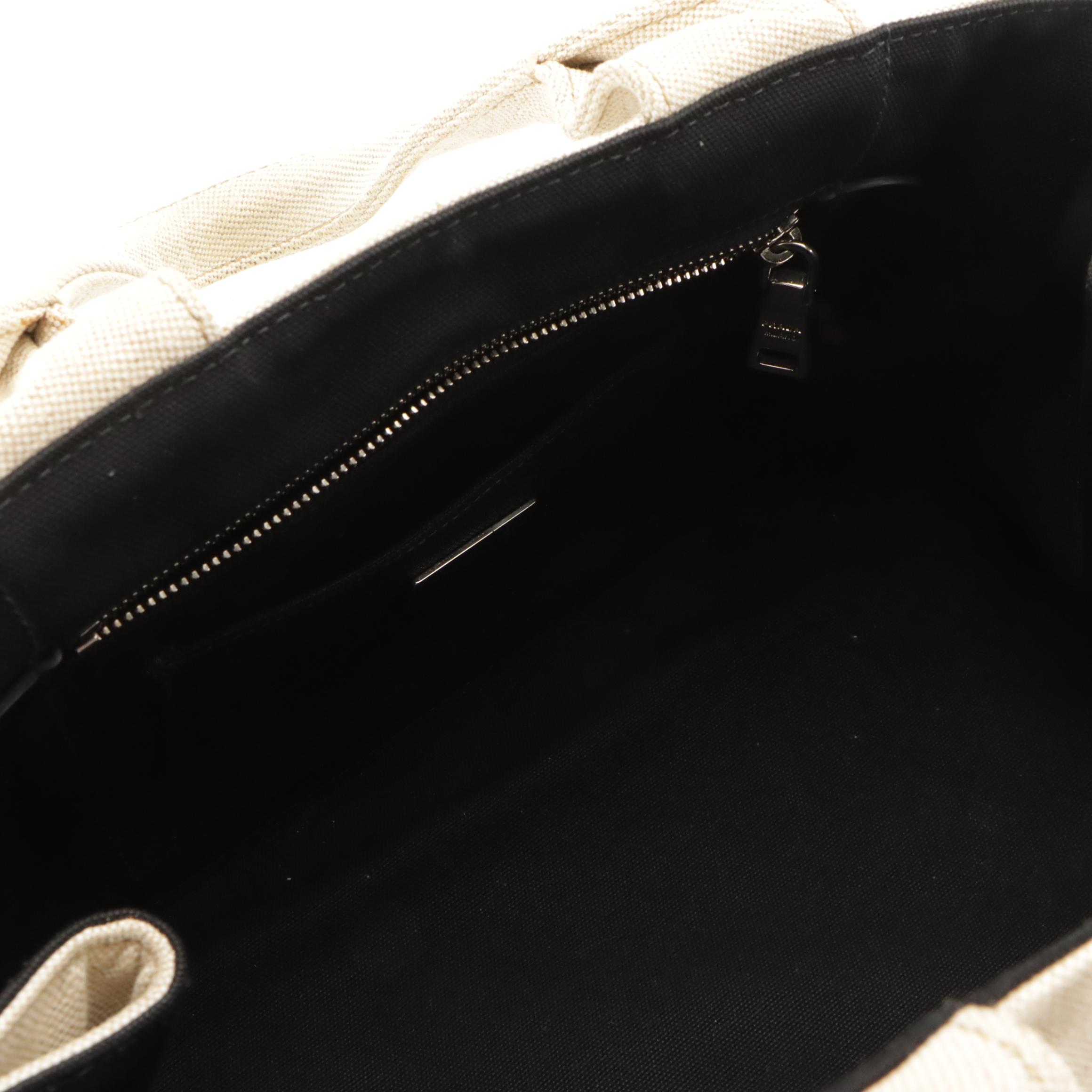 Prada Satin Floral Appliqué and Canvas Mistolino Tote