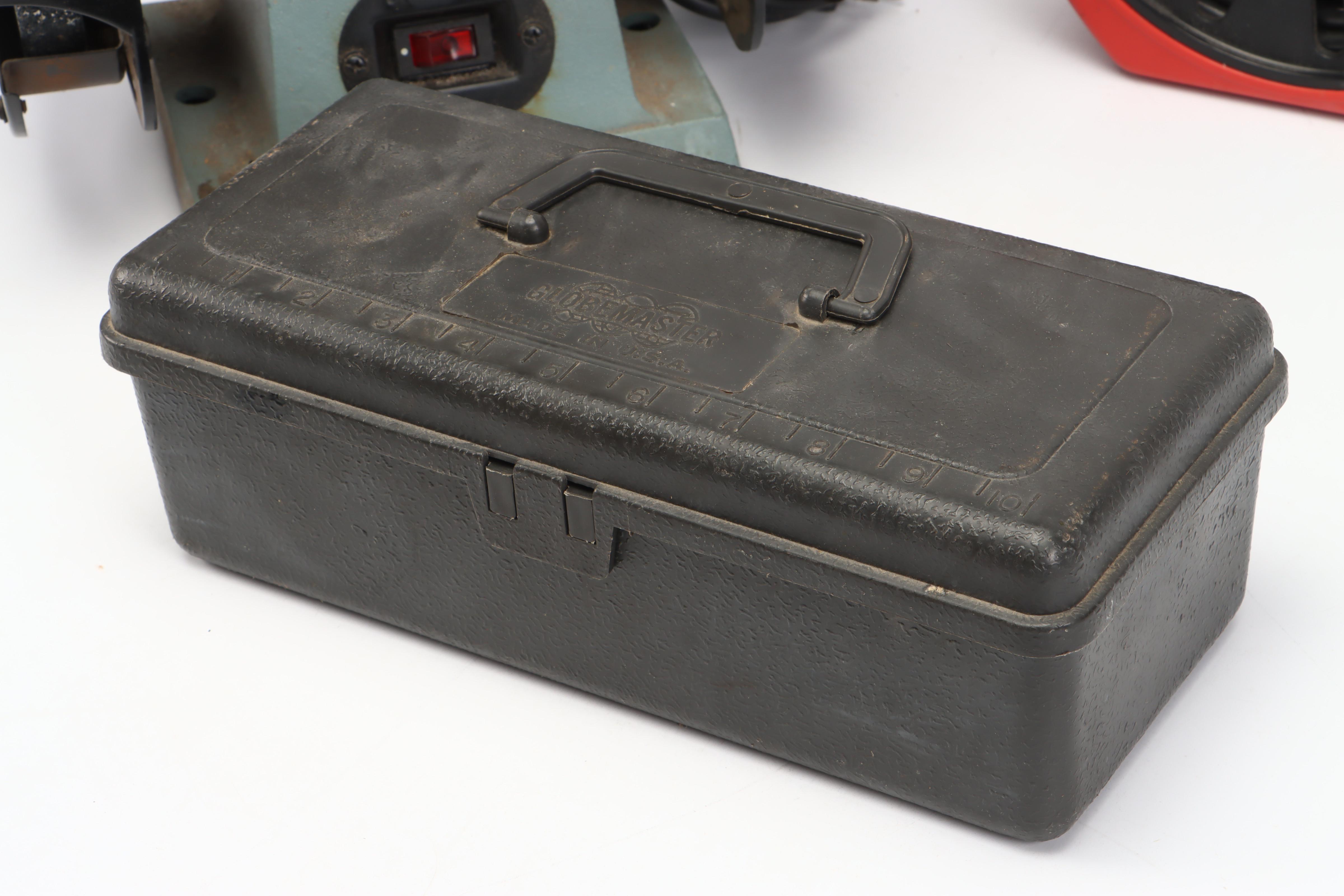 Delta Bench Grinder, EverSmart Charger, and Other Tool Accessories