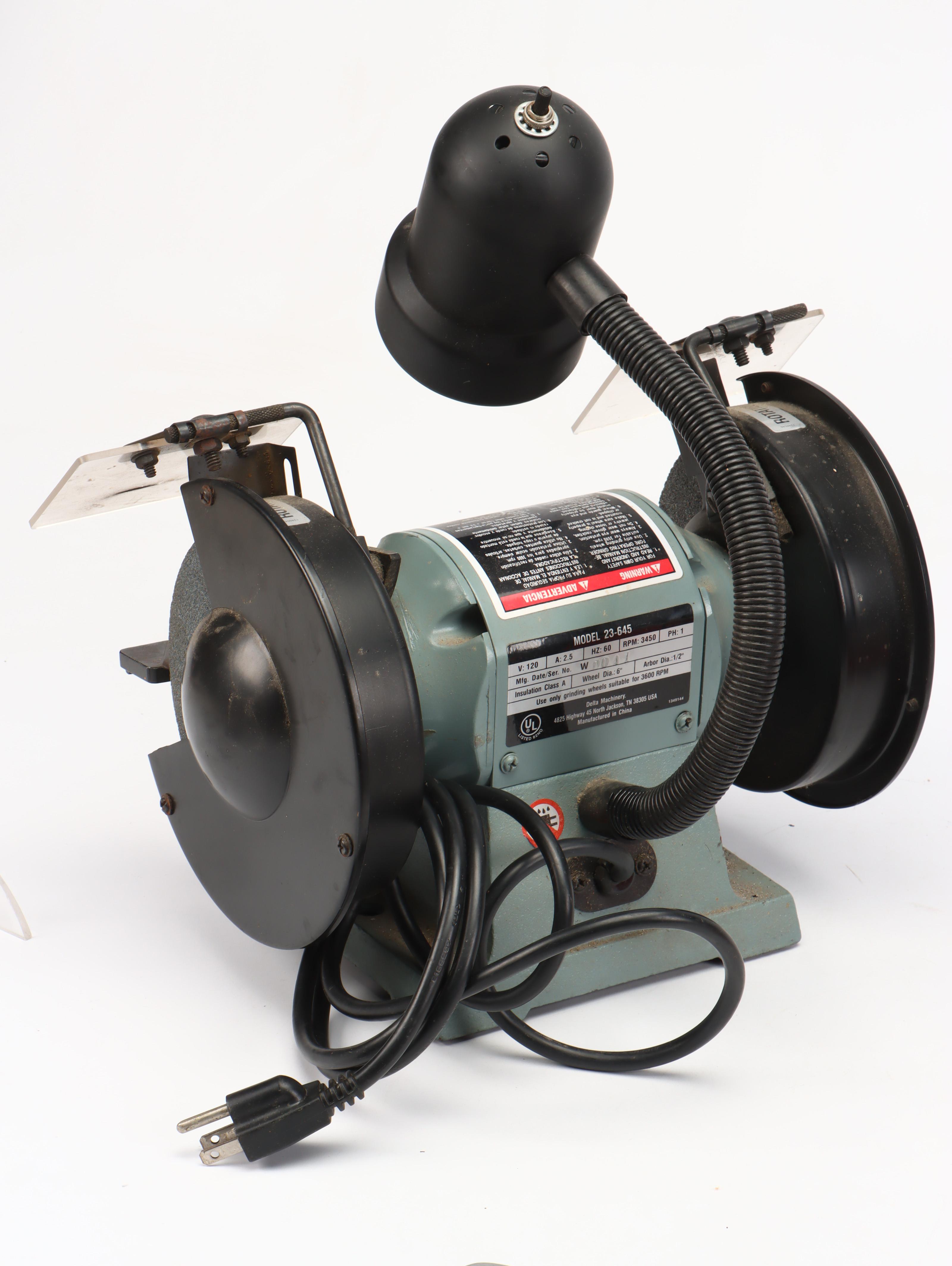 Delta Bench Grinder, EverSmart Charger, and Other Tool Accessories