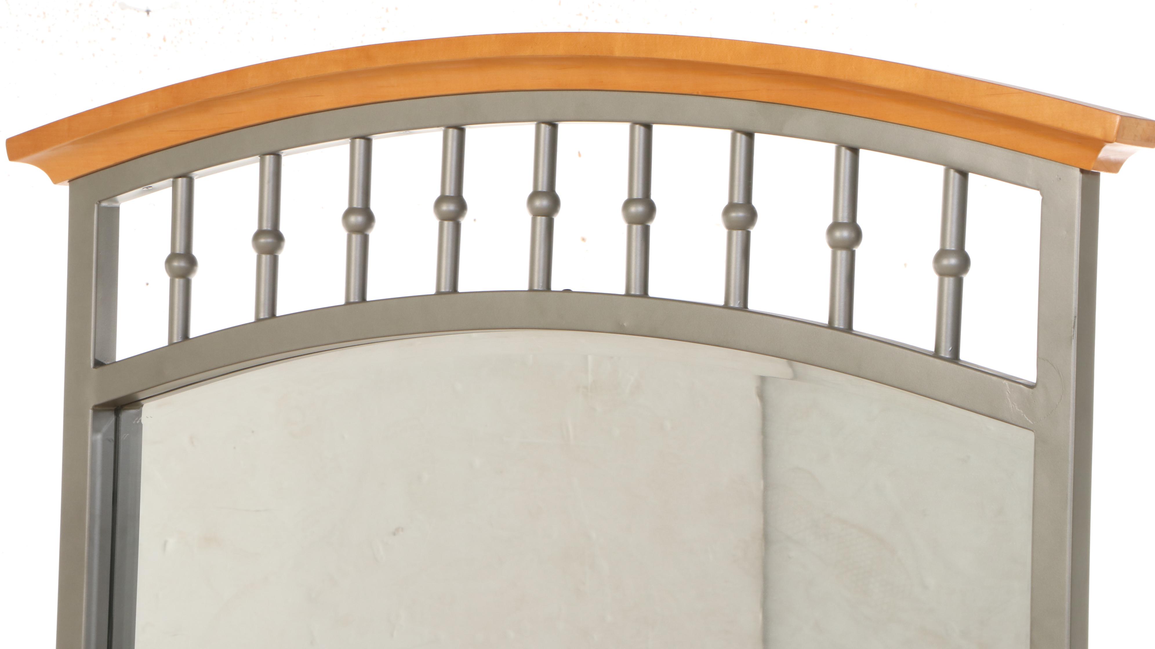 Progressive Furniture Contemporary Style Maple Finish Dresser with Metal Accents