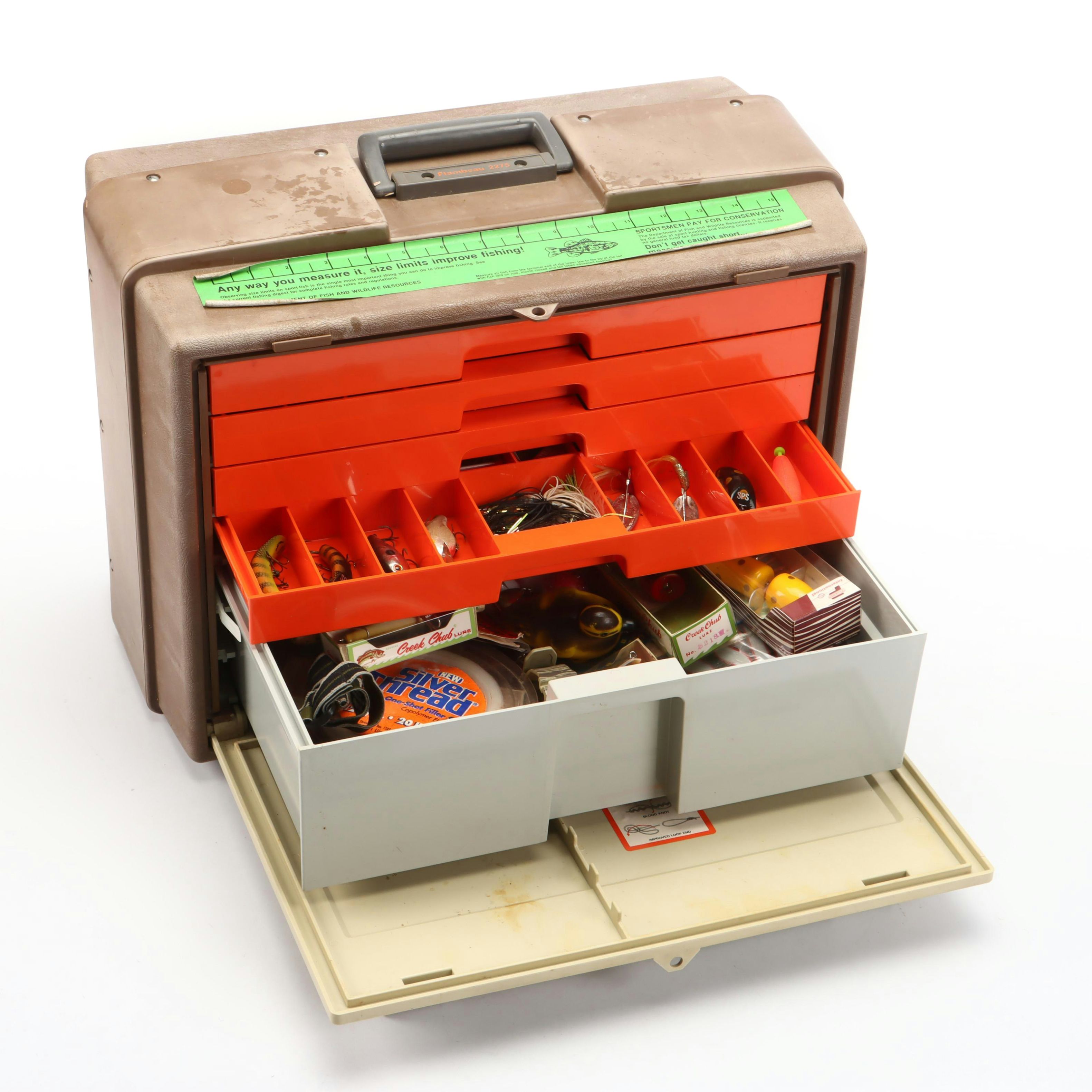 Flambeau Adventurer 2275 Five-Shelf Plastic Bait and Tackle Box