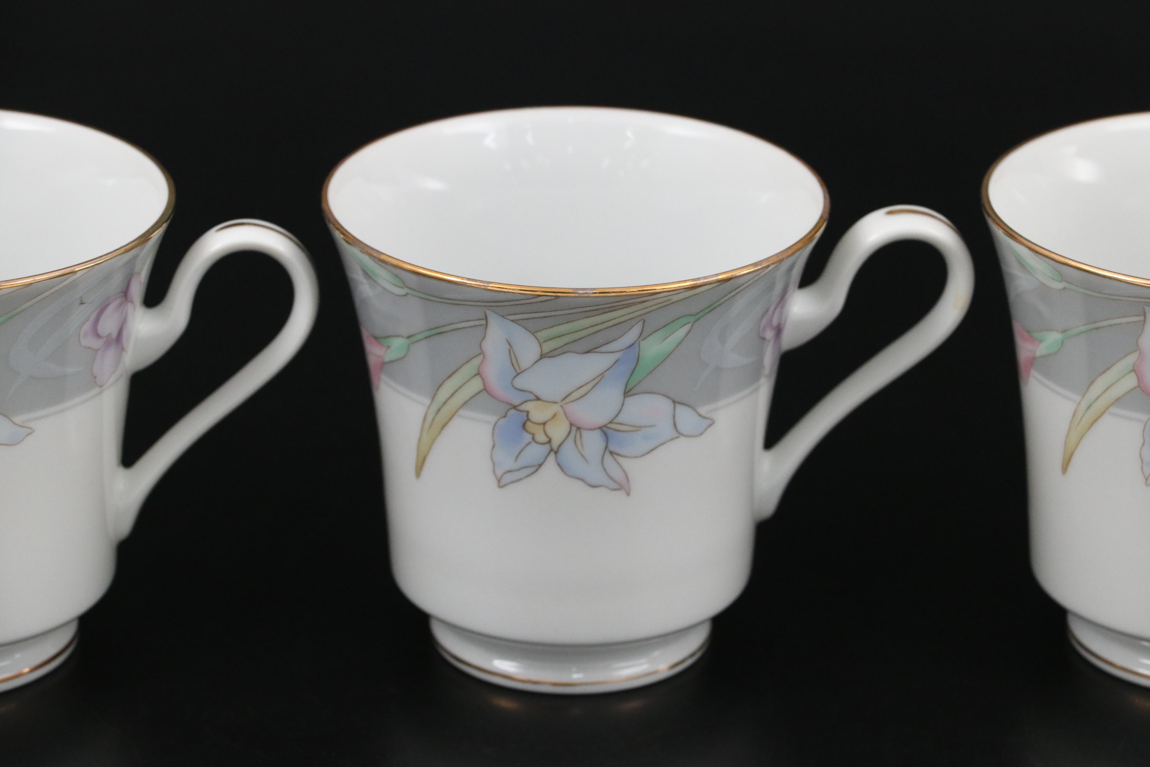 Mikasa "Charisma Gray" Porcelain Tableware, Late 20th Century