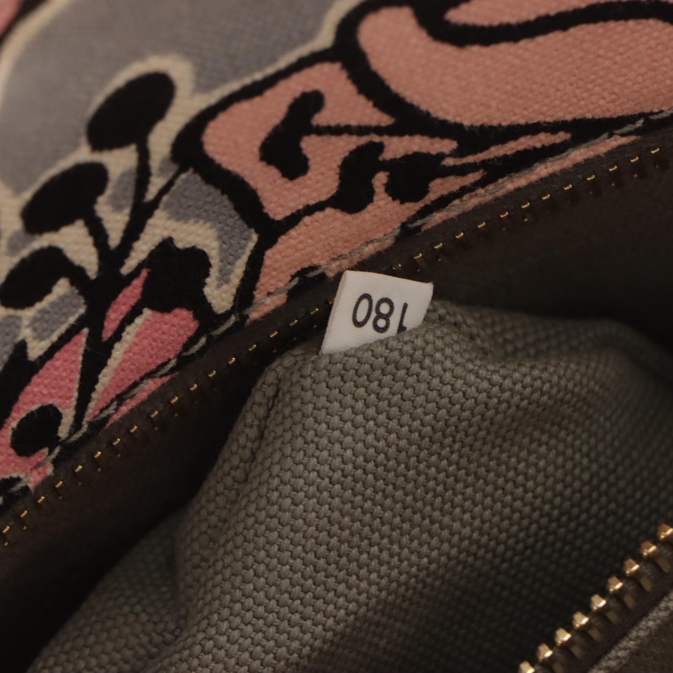 Prada Floral Print Canvas Stampata Tote Bag