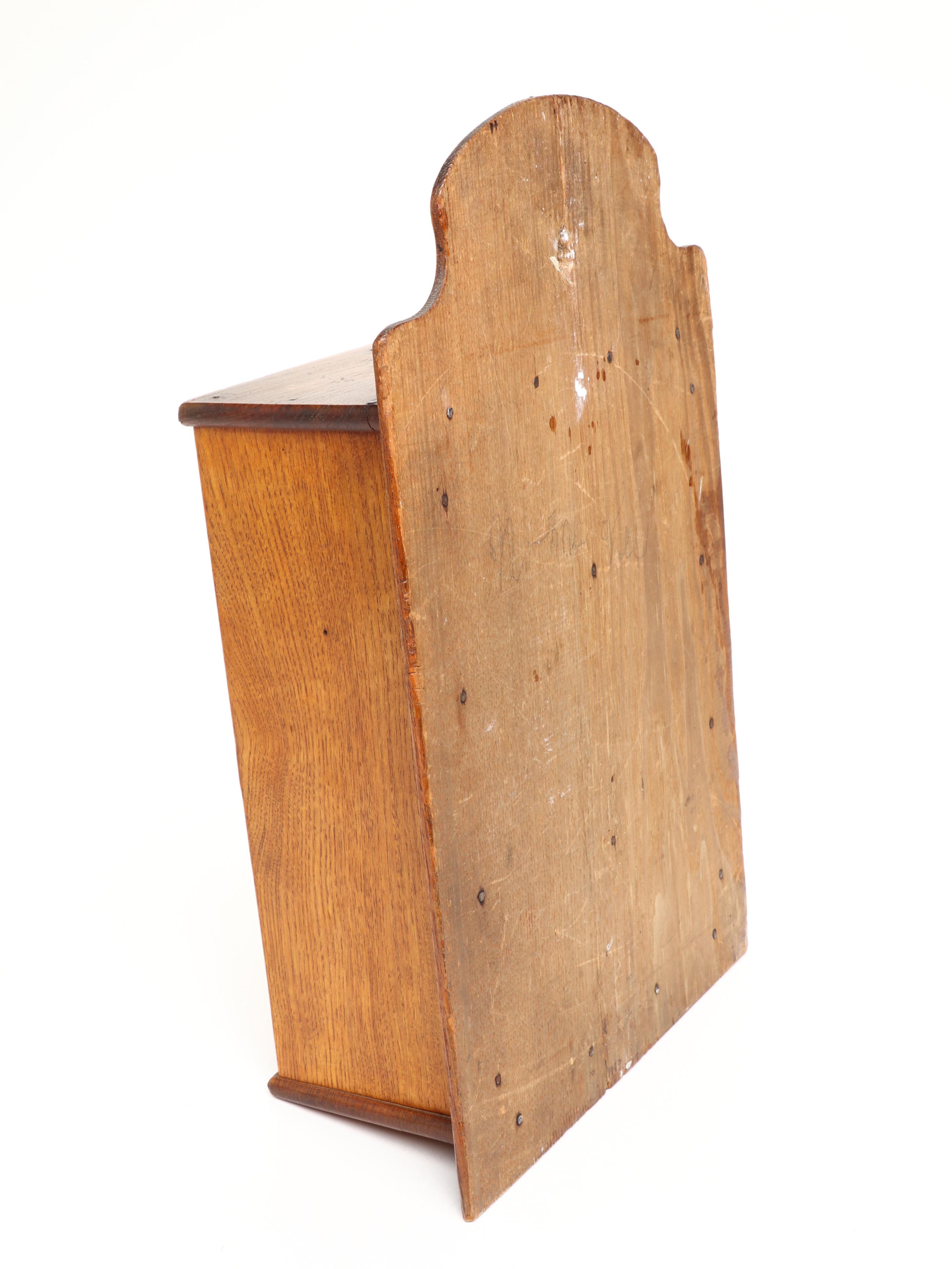 Wooden Hanging Spice Cabinet with Ceramic Knobs