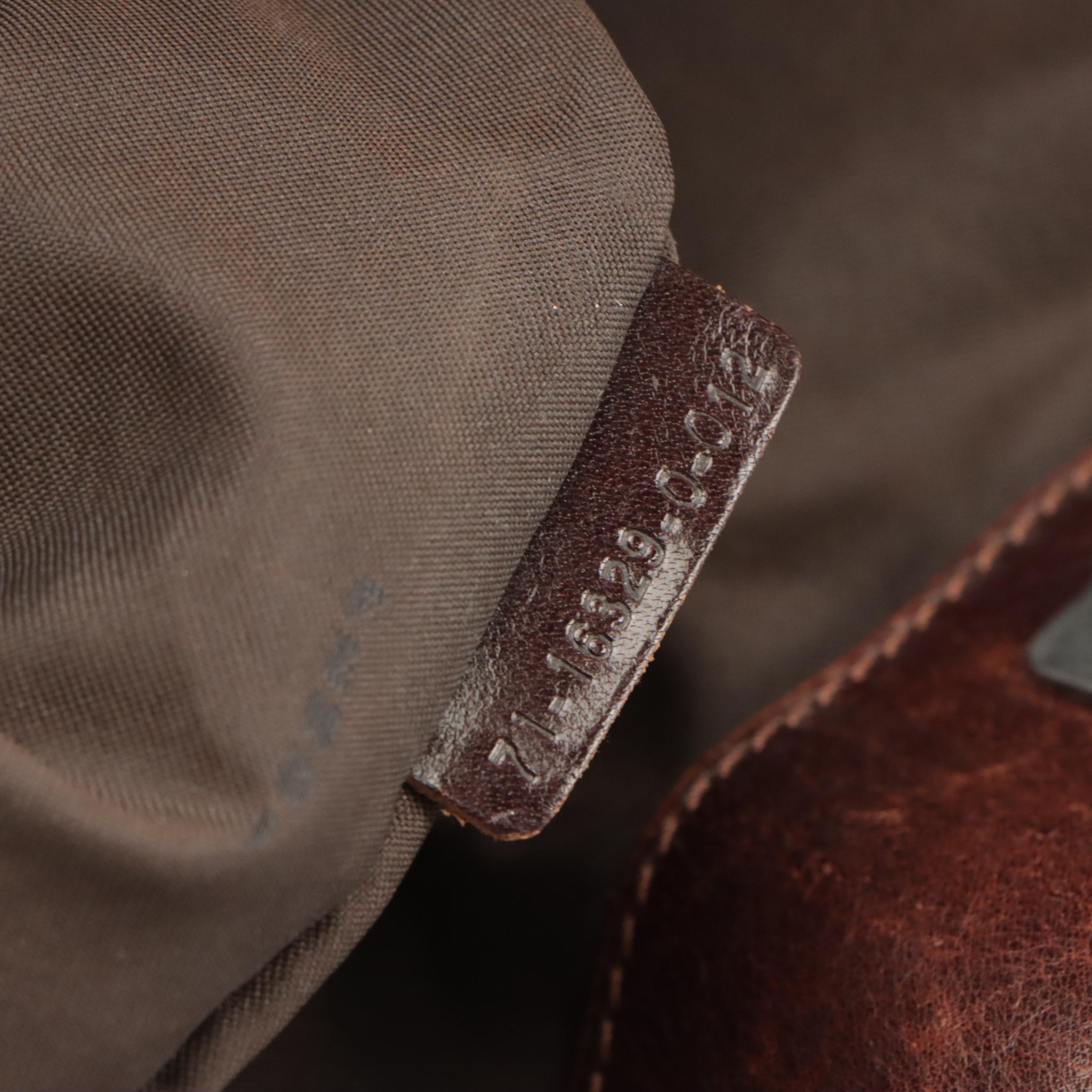 Fendi Tote in Zucca Jacquard Canvas and Leather