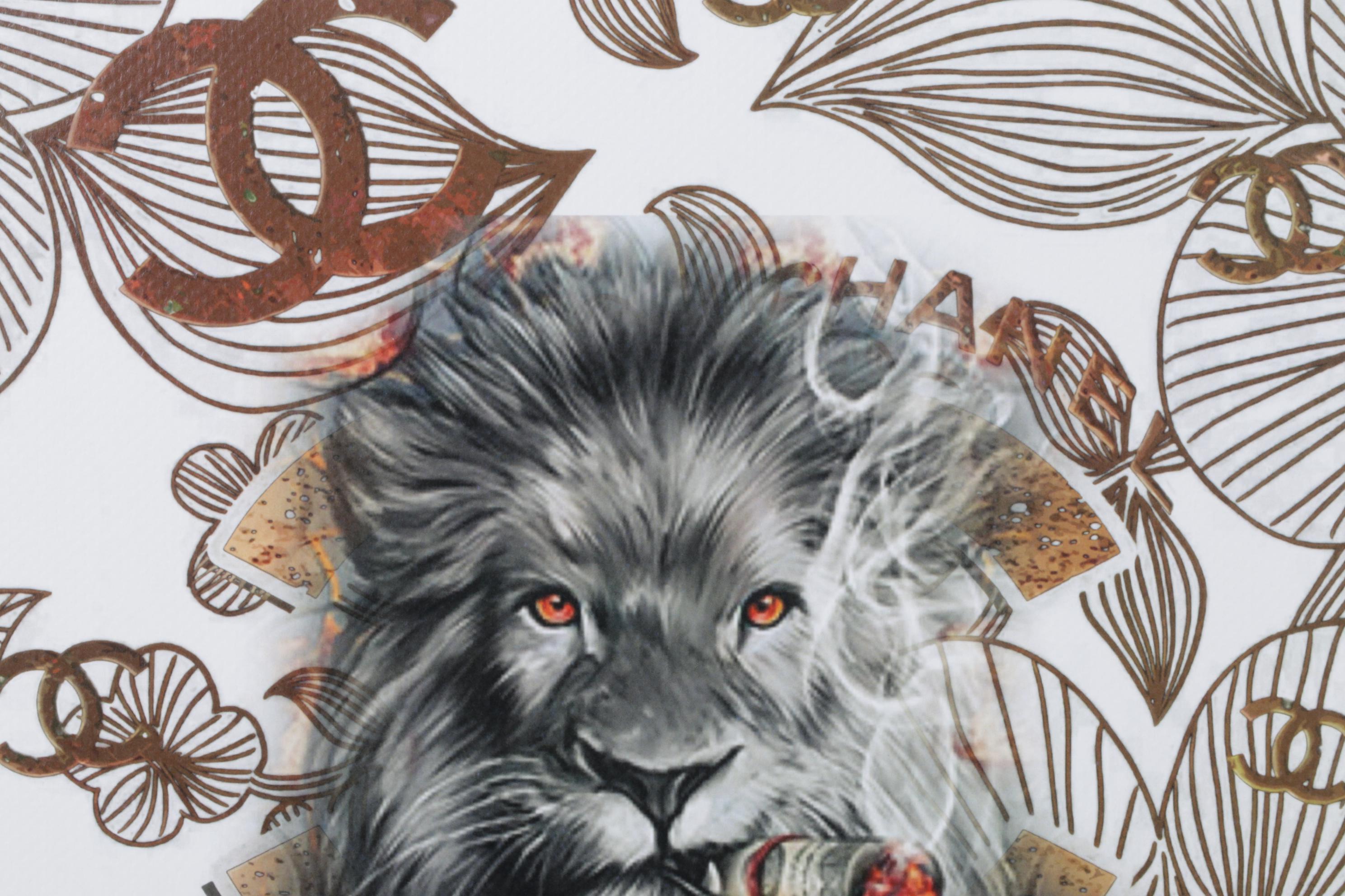 Death NYC Pop Art Graphic Print Homage to Chanel