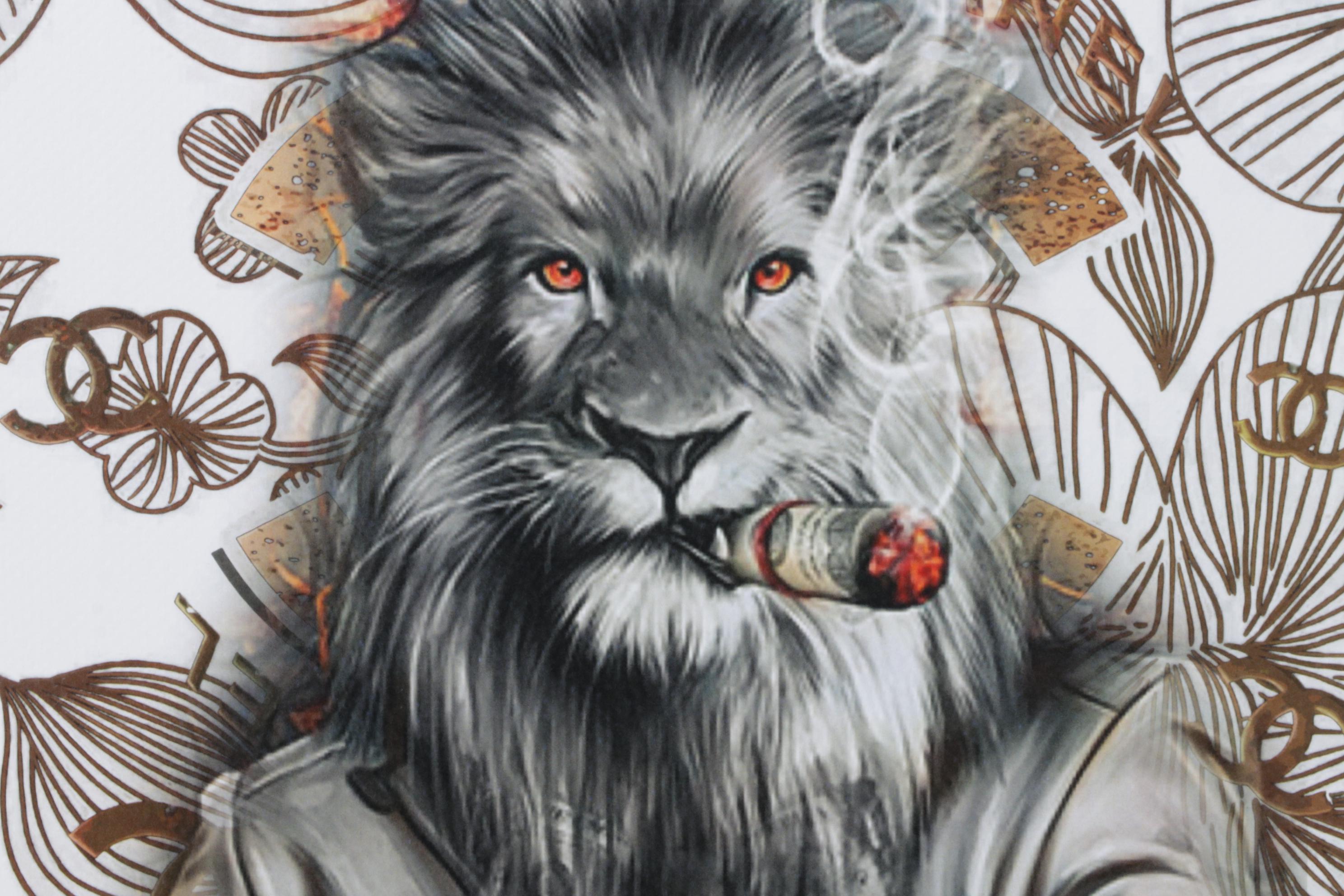 Death NYC Pop Art Graphic Print Homage to Chanel