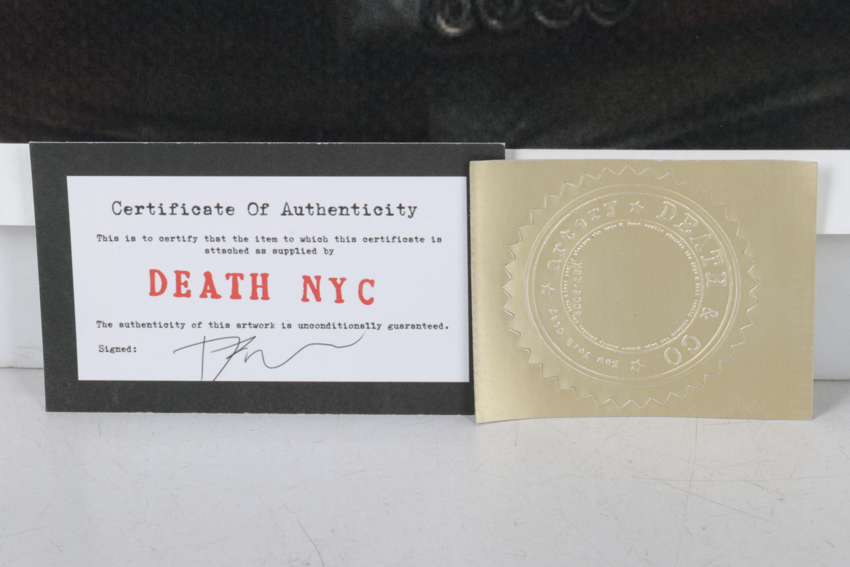 Death NYC Pop Art Graphic Print Homage to Chanel