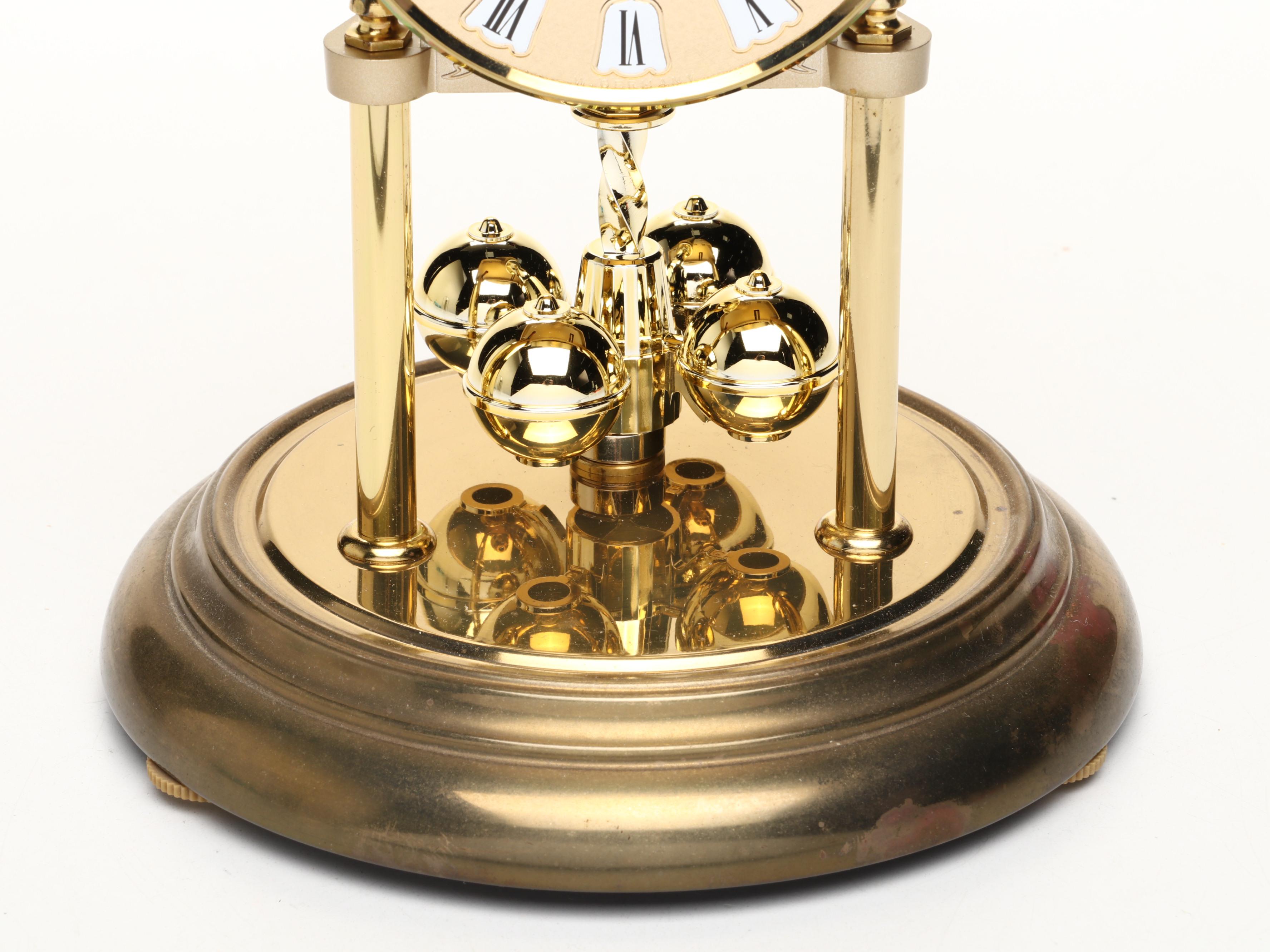 Linden Resin Anniversary Clock, Mid to Late 20th C.