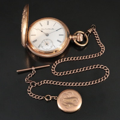 14K Elgin National Watch Co. Hunting Case Pocket Watch 14K Elgin National Watch Co. Hunting Case Pocket Watch