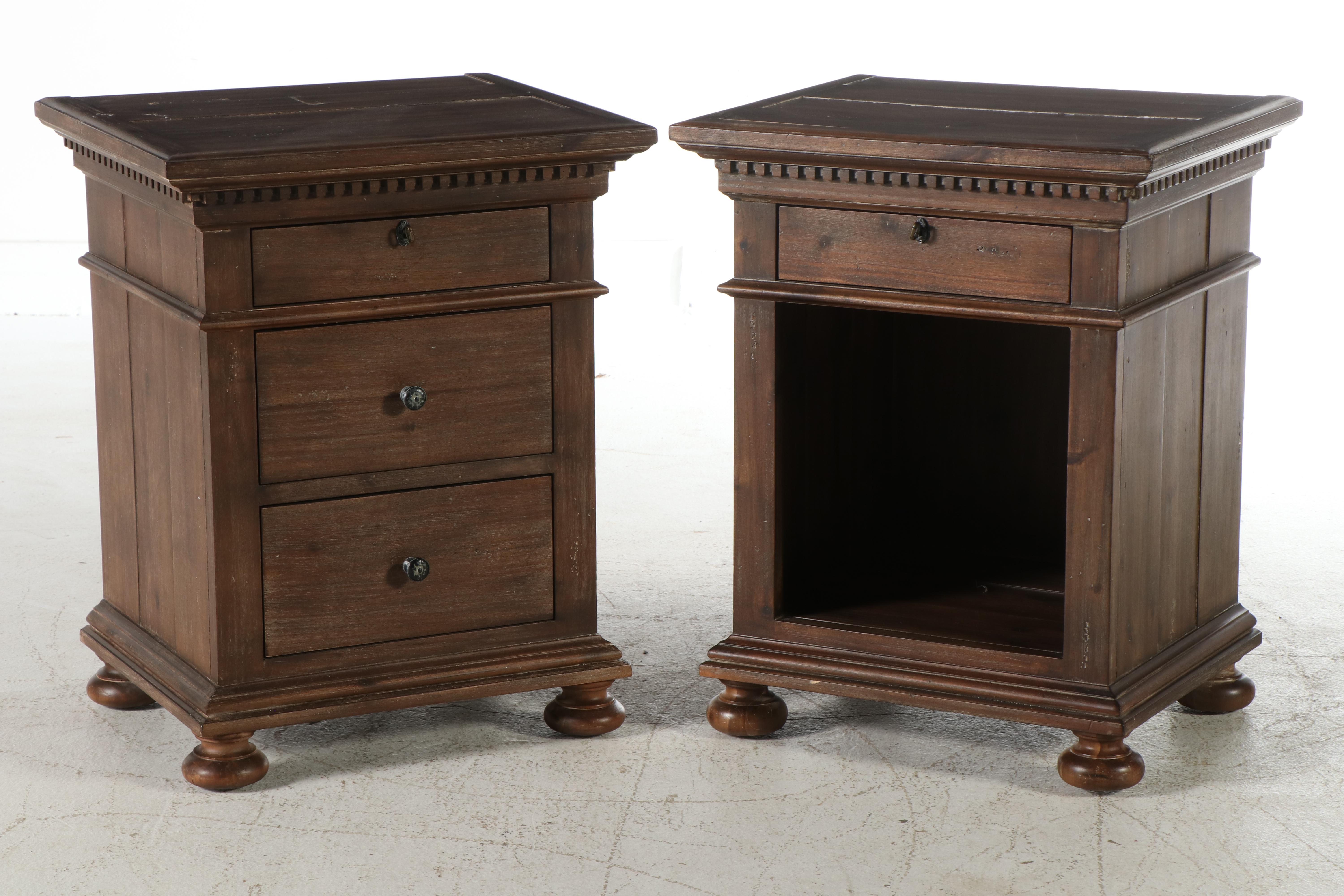 Two Restoration Hardware "St. James" Nightstands