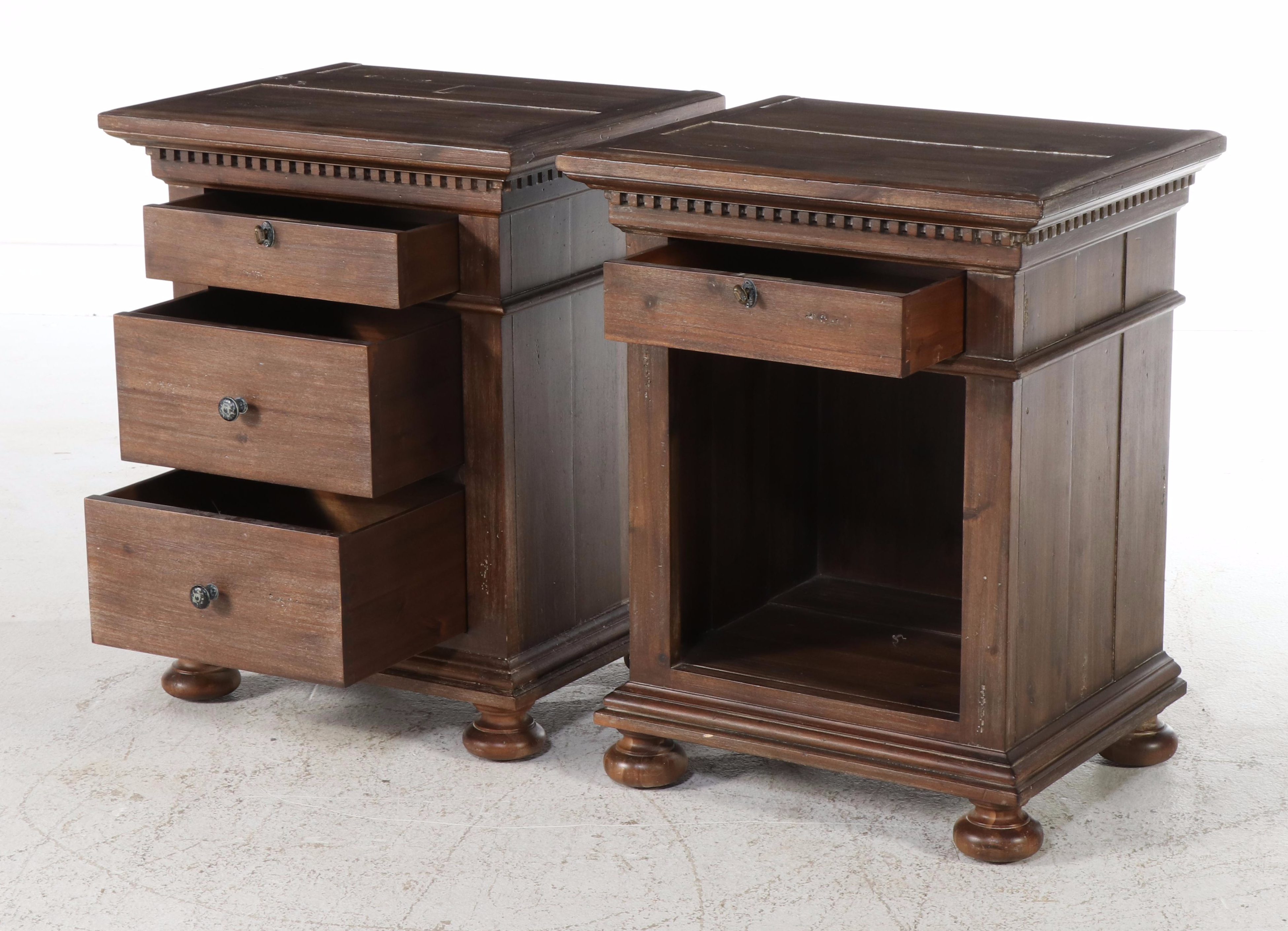 Two Restoration Hardware "St. James" Nightstands