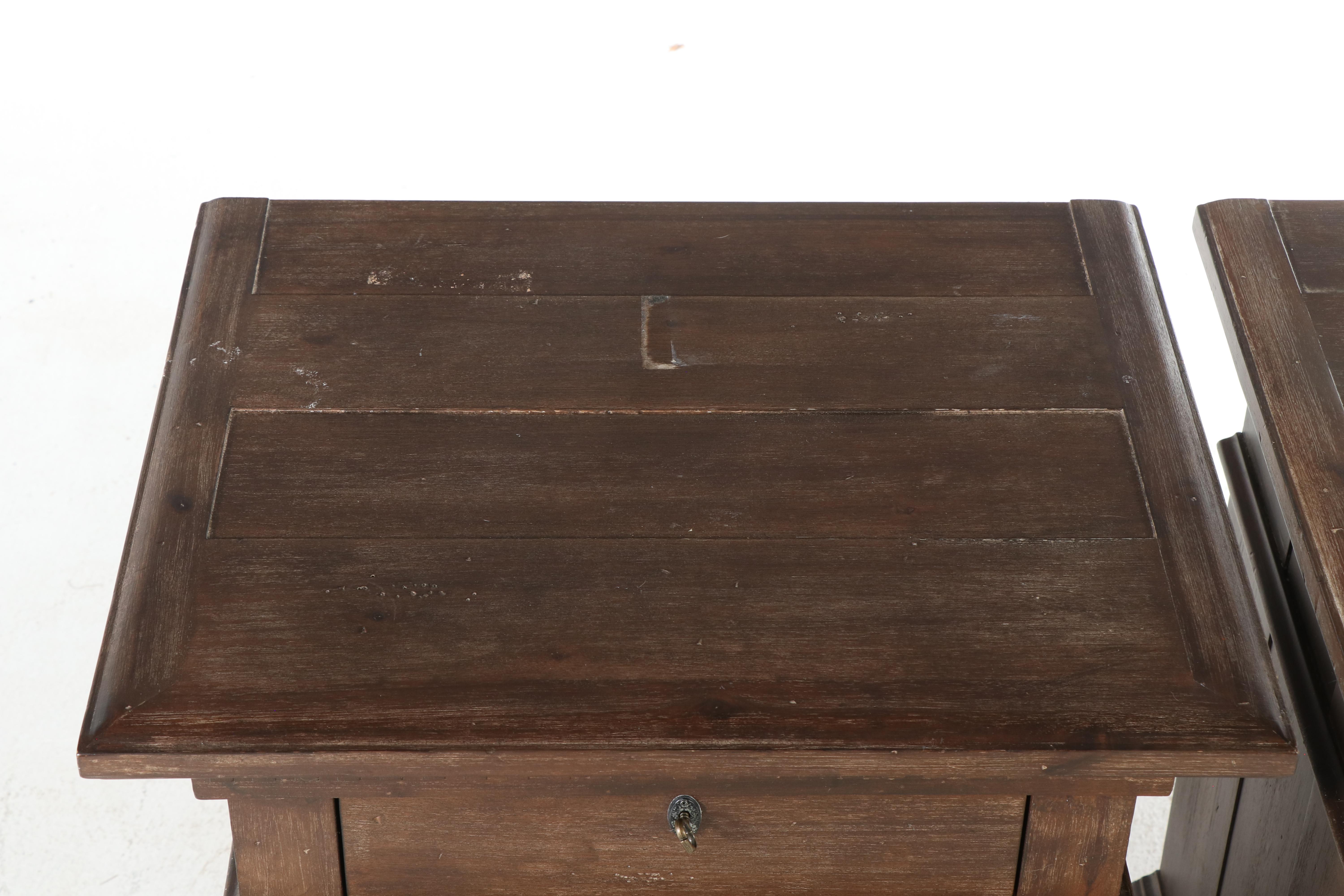 Two Restoration Hardware "St. James" Nightstands