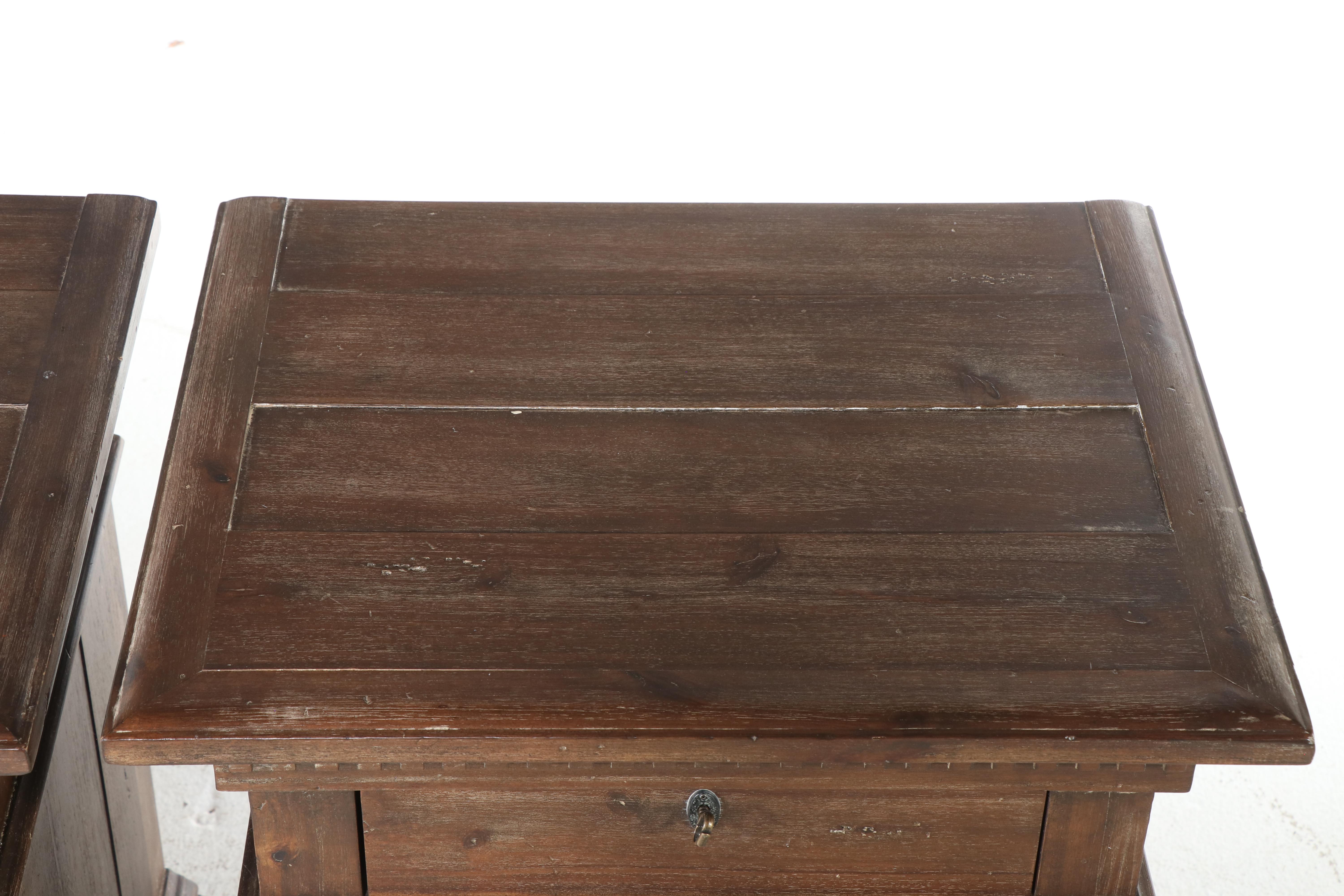 Two Restoration Hardware "St. James" Nightstands