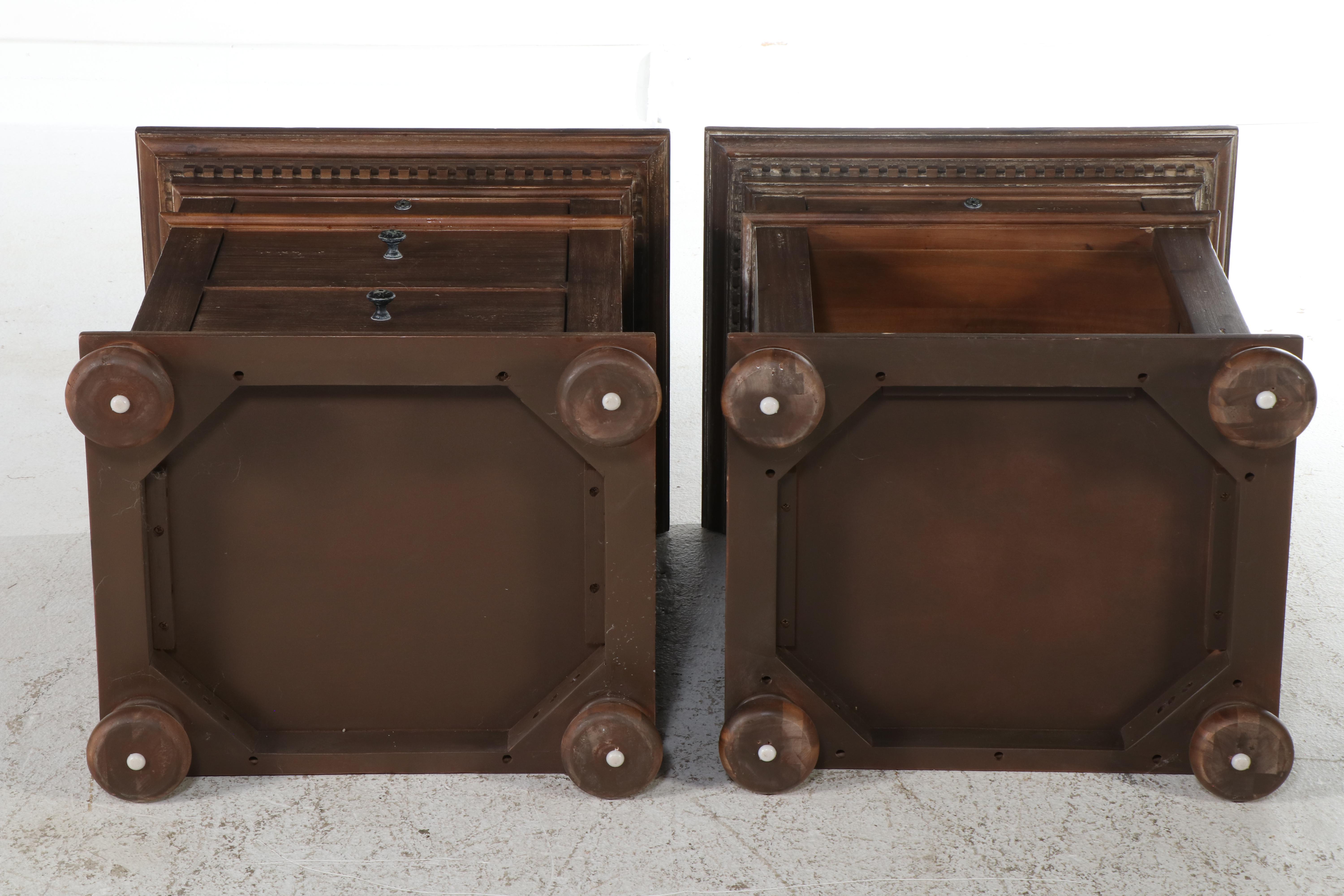 Two Restoration Hardware "St. James" Nightstands