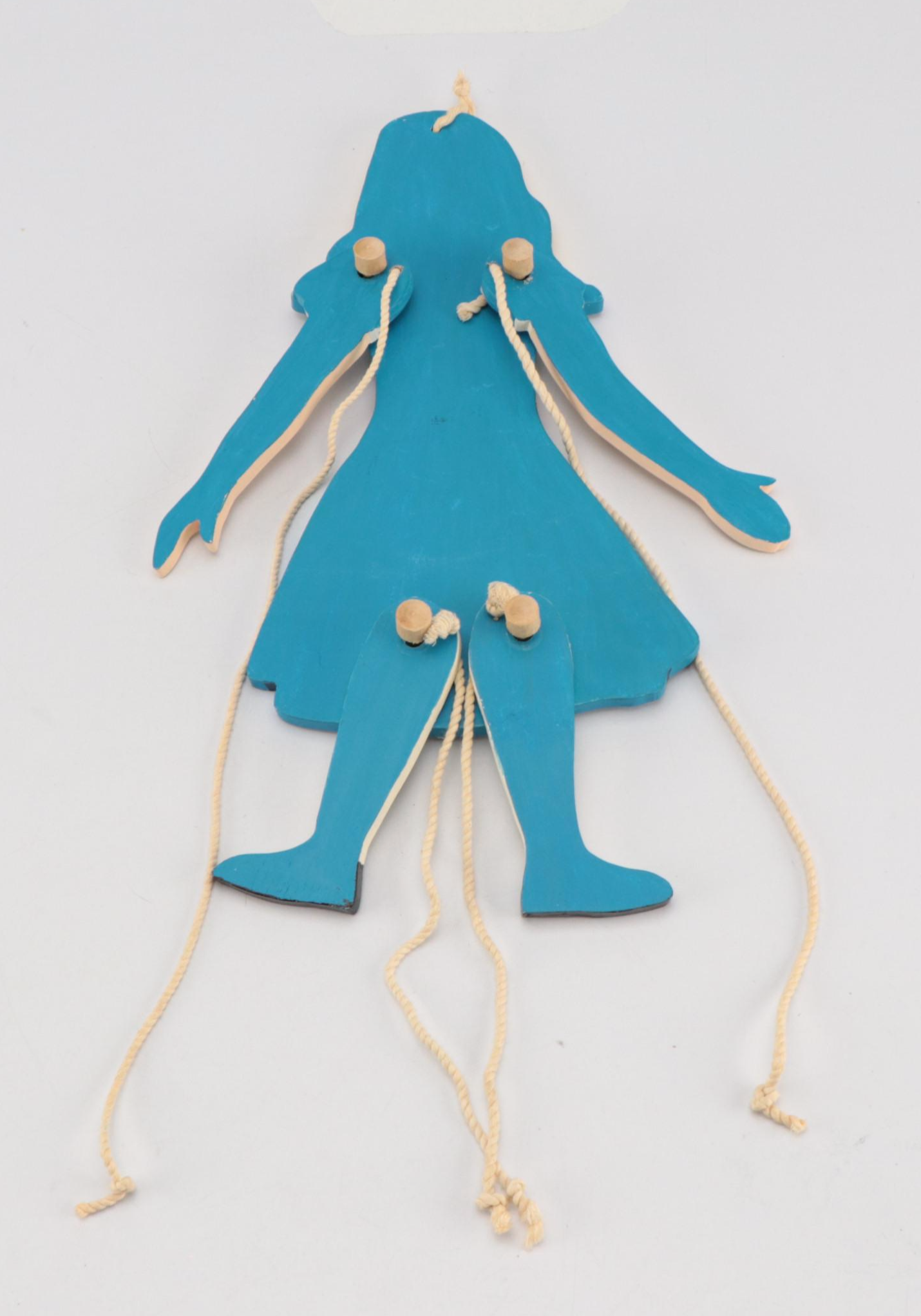 "Alice in Wonderland" Wooden Jumping Jack Toy with Other Jointed Characters