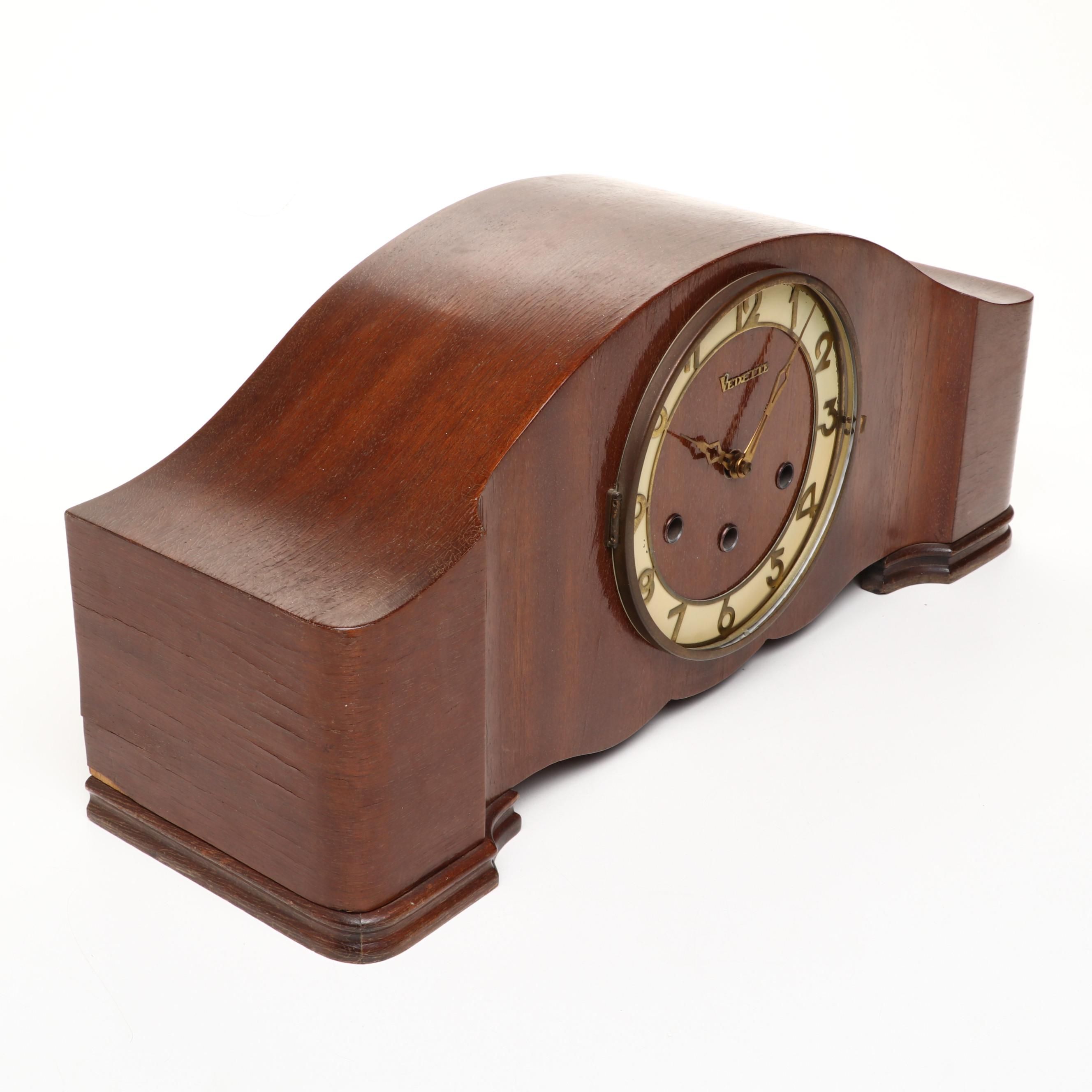 Vedette Wooden Mantel Clock