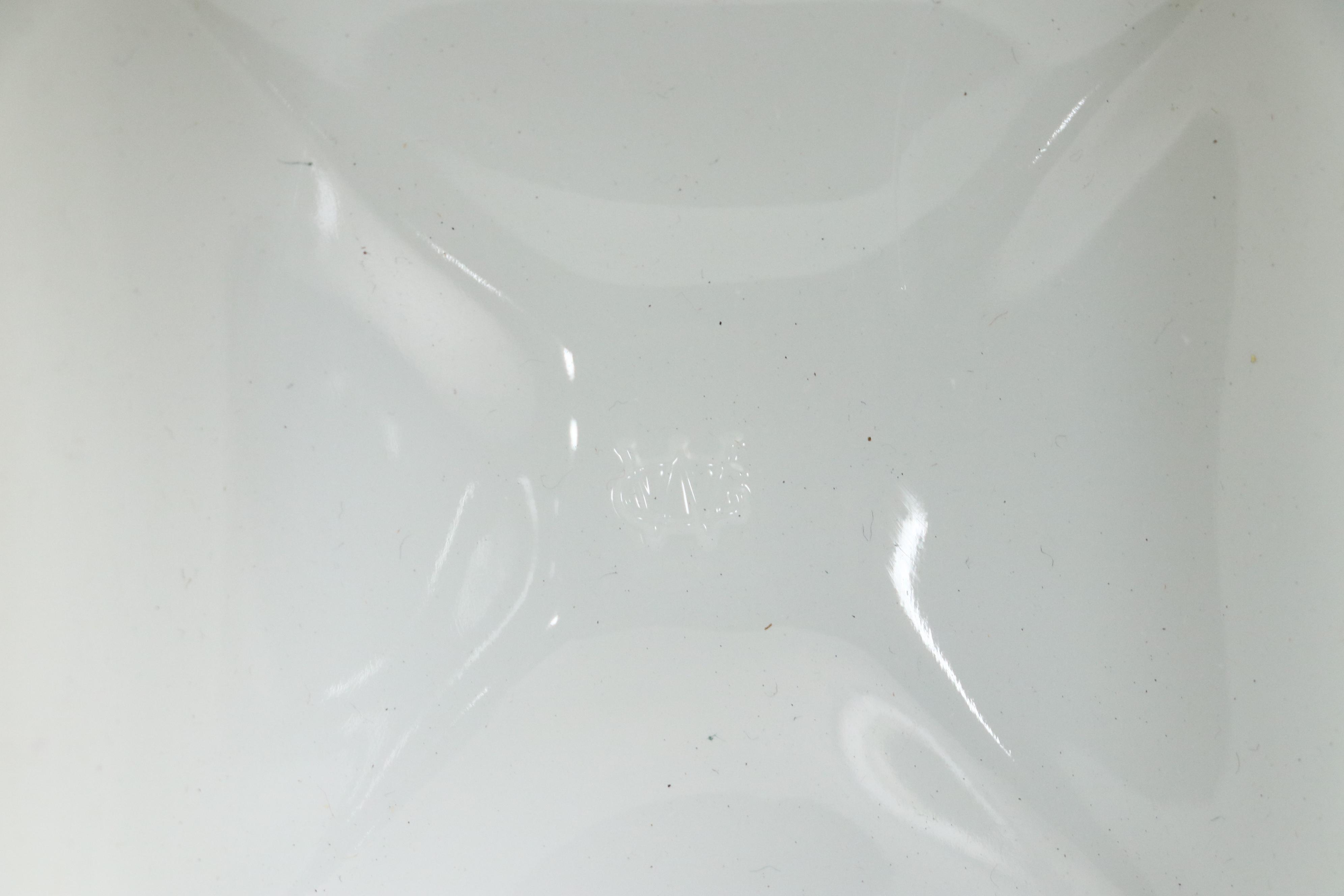 Westmoreland Glass Milk Paneled Glass Candy Dishes, Planter and Candlestick