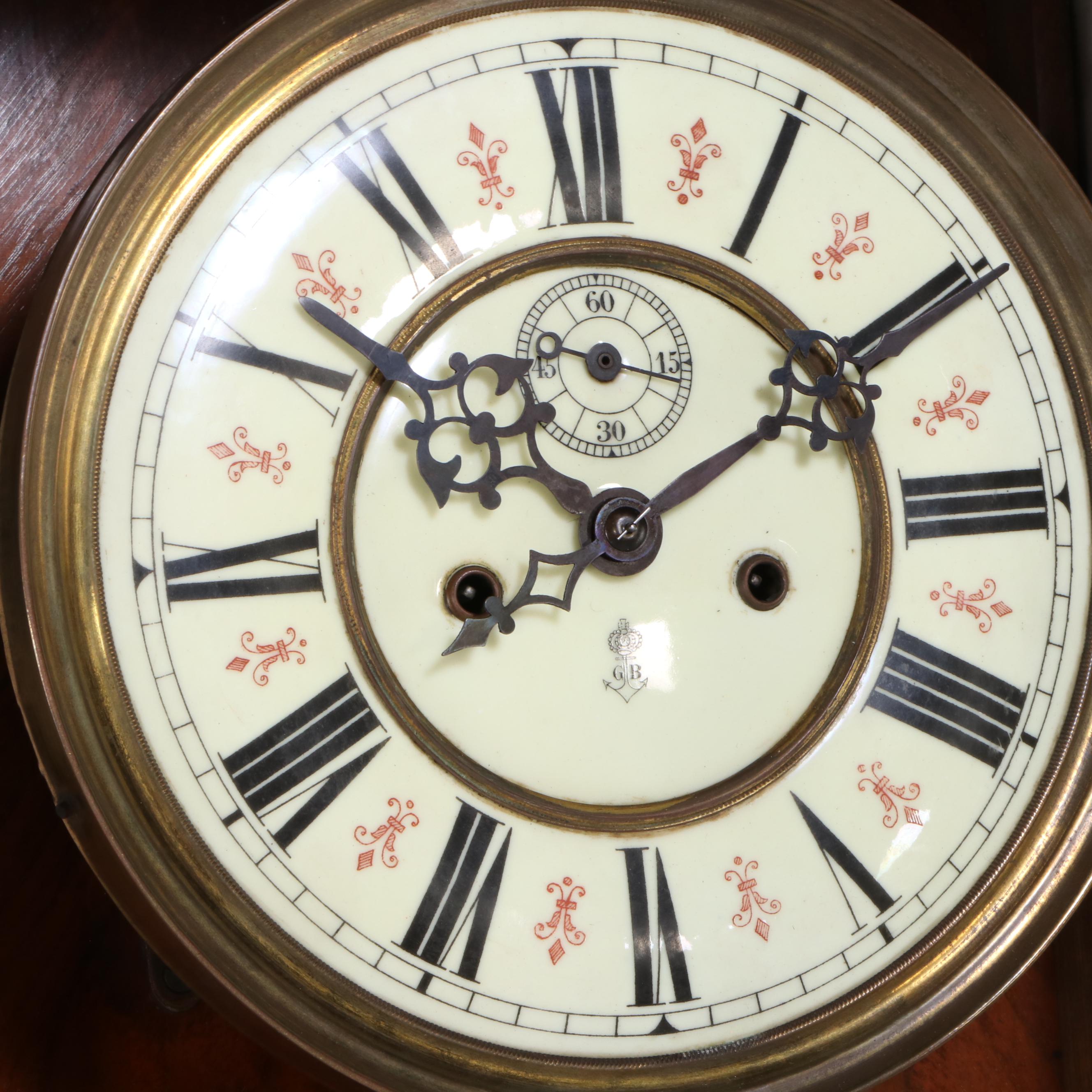 Gustav Becker Vienna Regulator Wall Clock, 19th Century