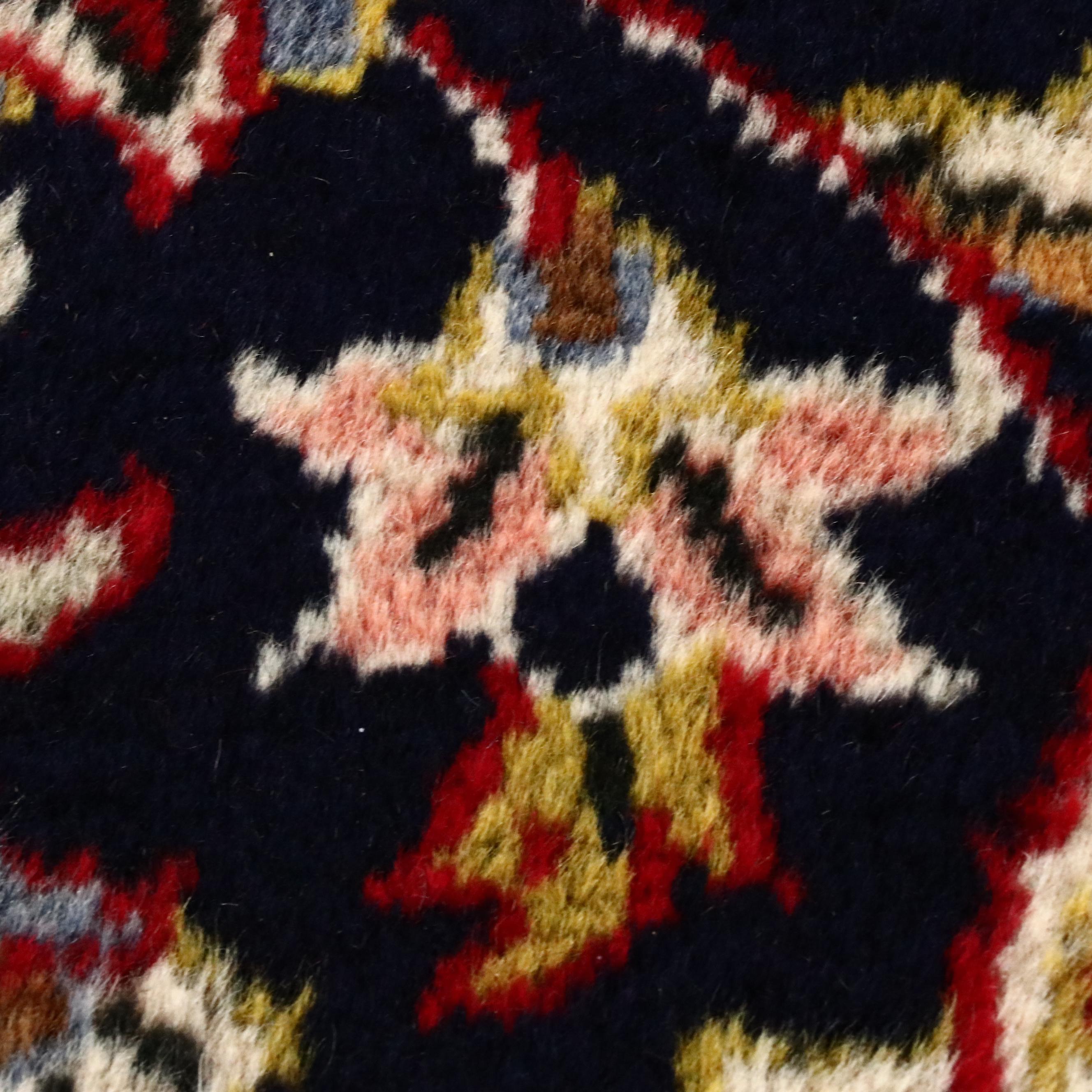 8'10 x 12'6 Hand-Knotted Persian Kashan Room-Sized Rug