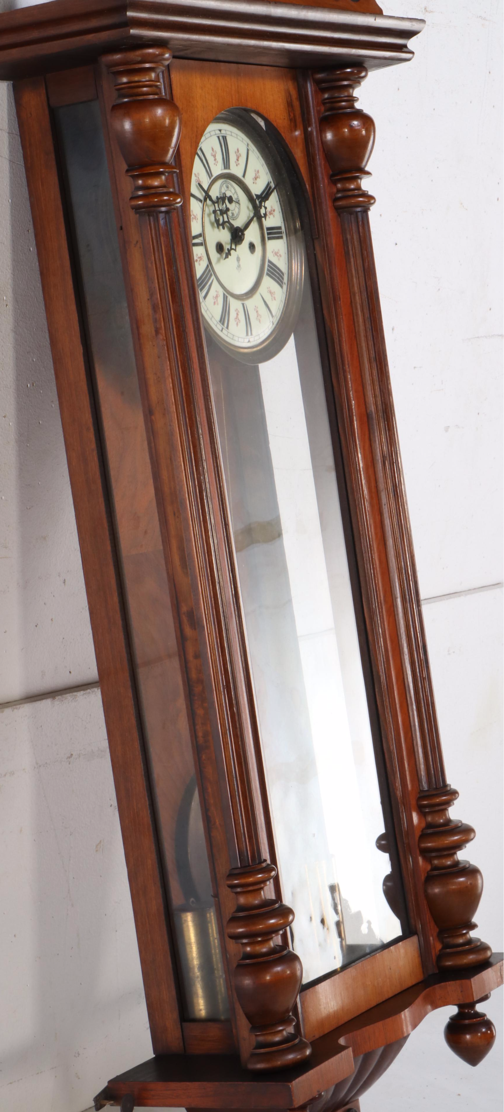 Gustav Becker Vienna Regulator Wall Clock, 19th Century