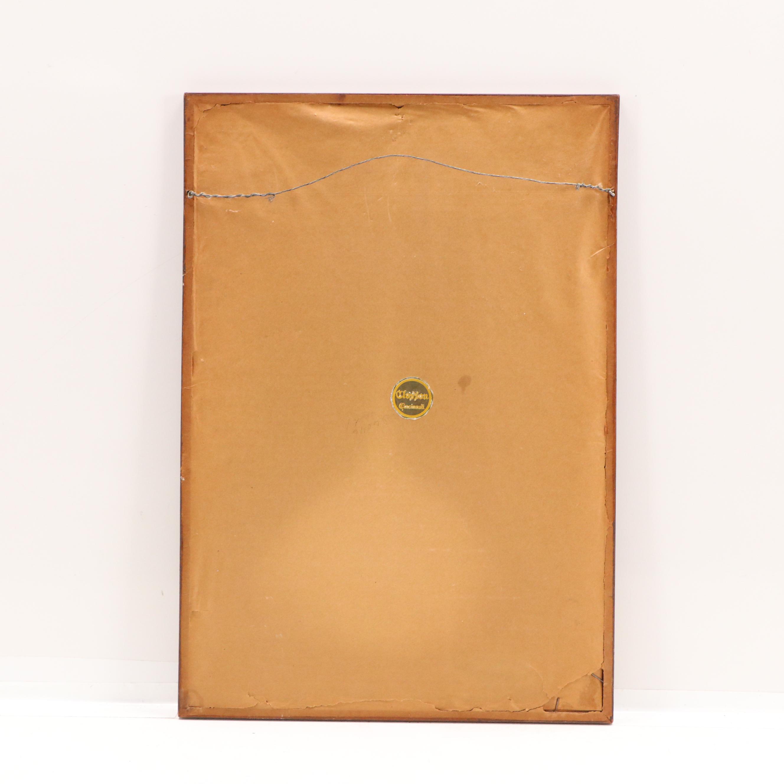 Edward Timothy Hurley Etching "Holy Cross Immaculata Church, Mt. Adams," 1923